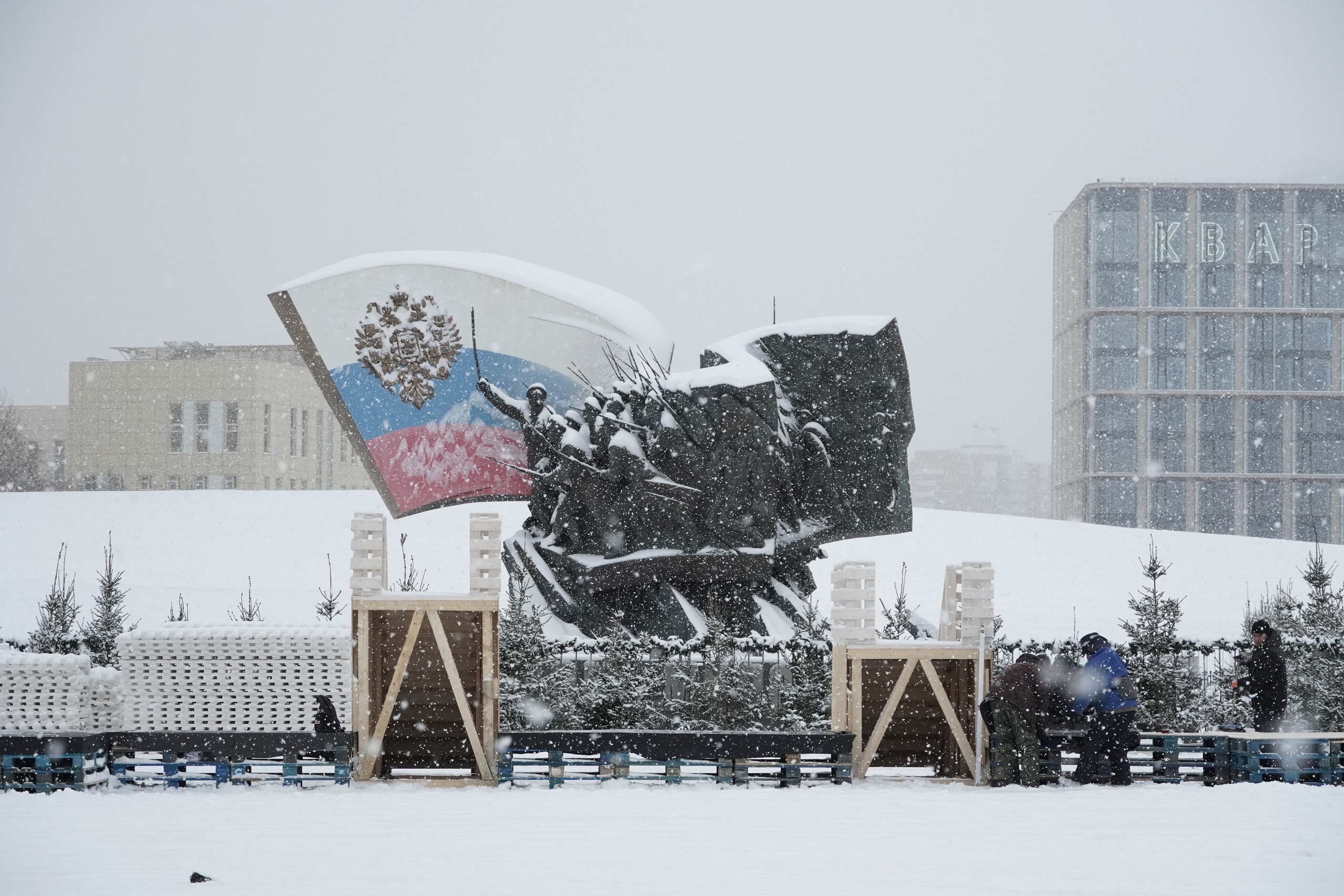 Ледовая Москва. Фото Репортаж. Фотограф в Москве — Георгий Чернышов