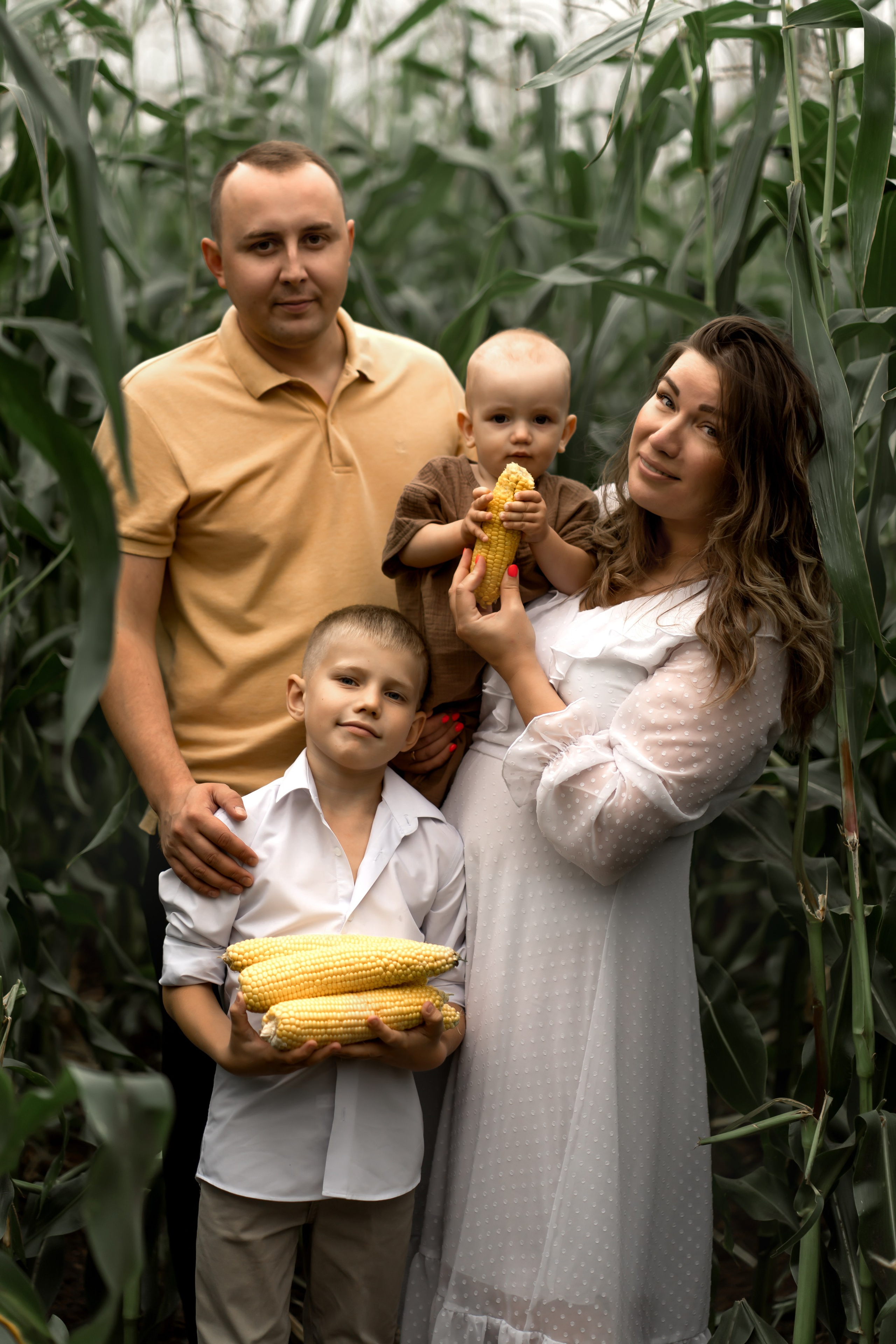 Прогулка в кукурузе. Фотограф в Красноярске. Юлия Чаушанская