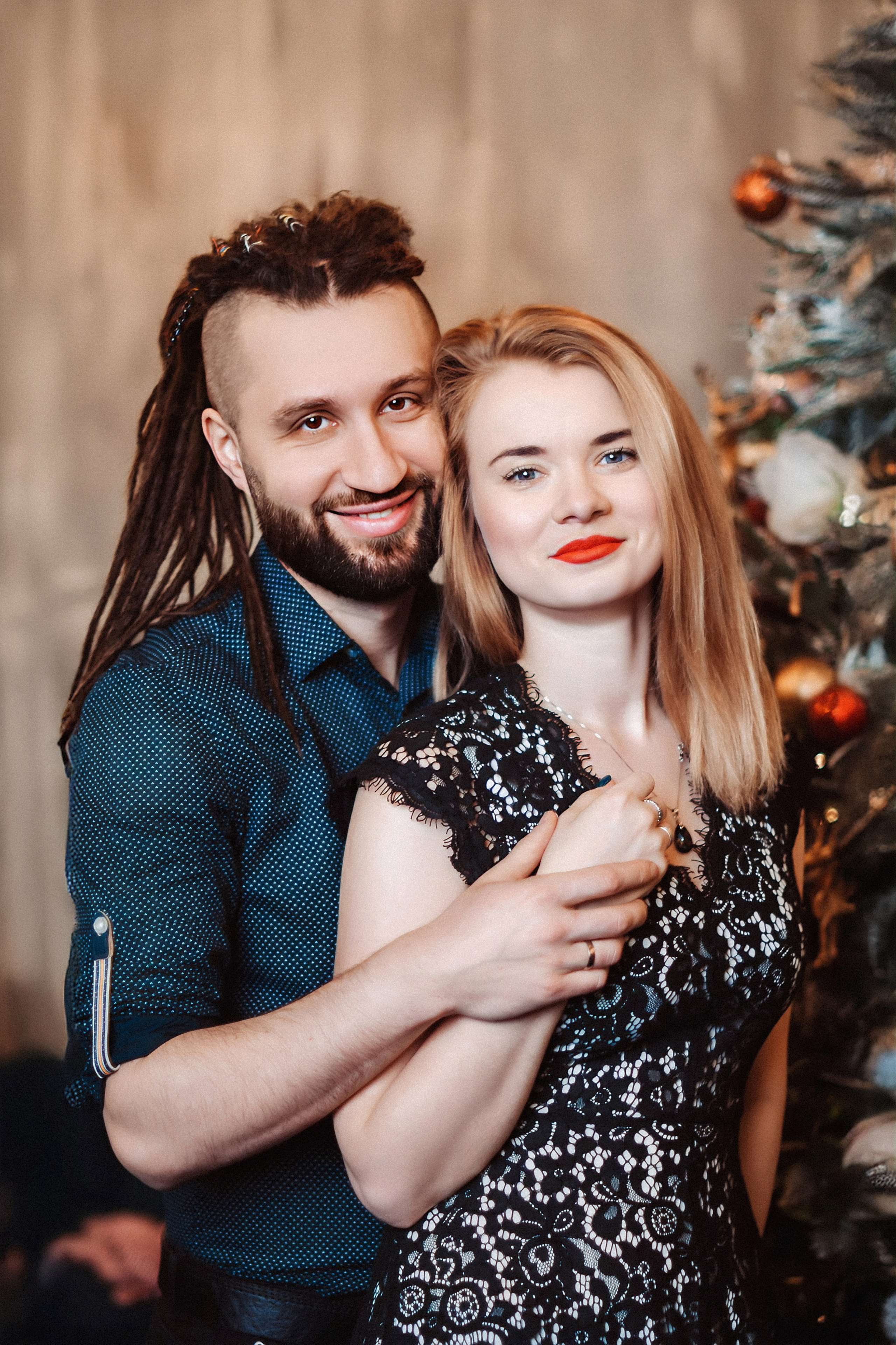 Новогодняя Love Story Виталии и Виталия. Фотограф Алиса Агафонова в Санкт-Петербурге