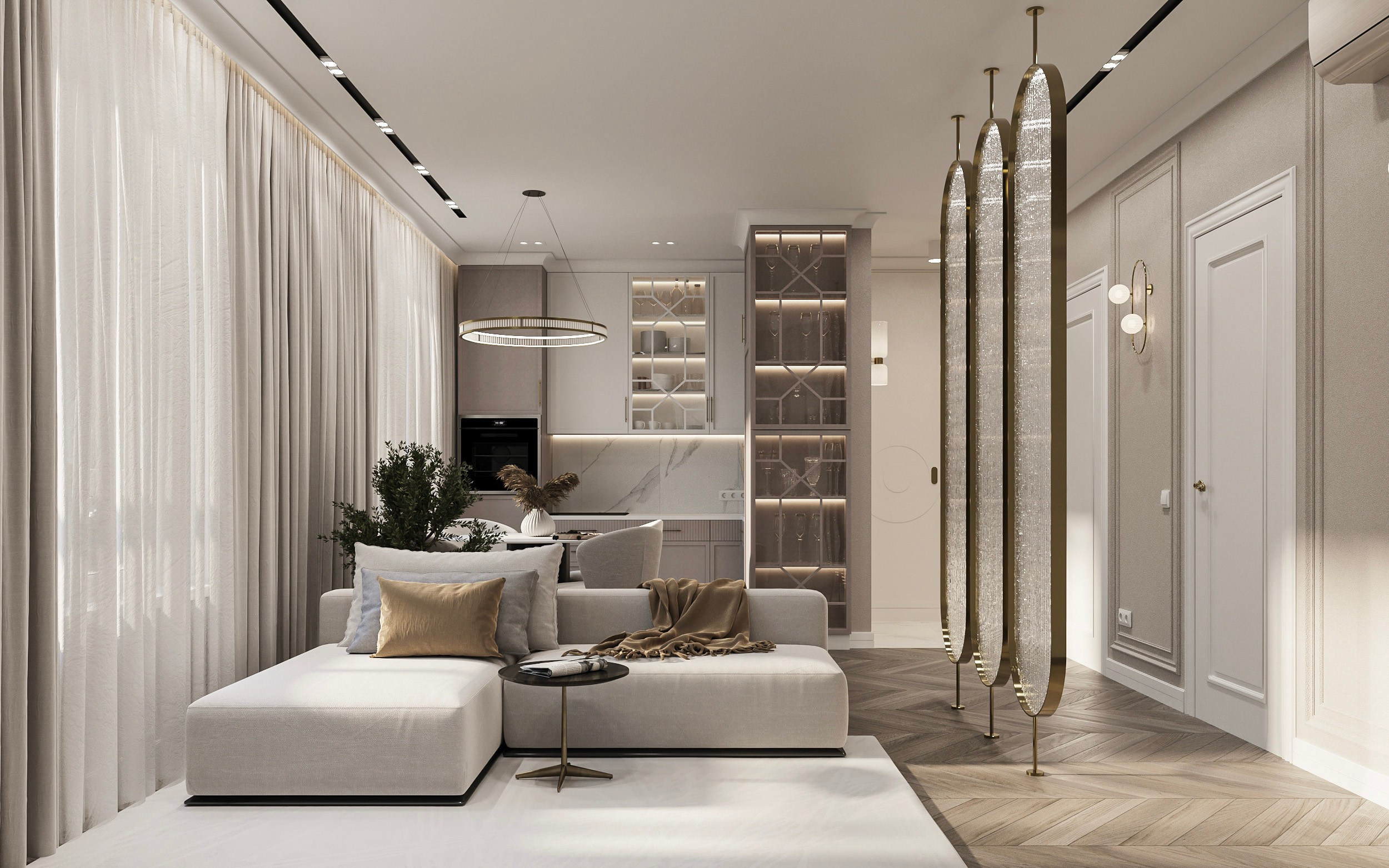 ЖК Державина, 50. Площадь 61 кв. м. Дизайнер интерьера в Новосибирске_Елена Сергеева