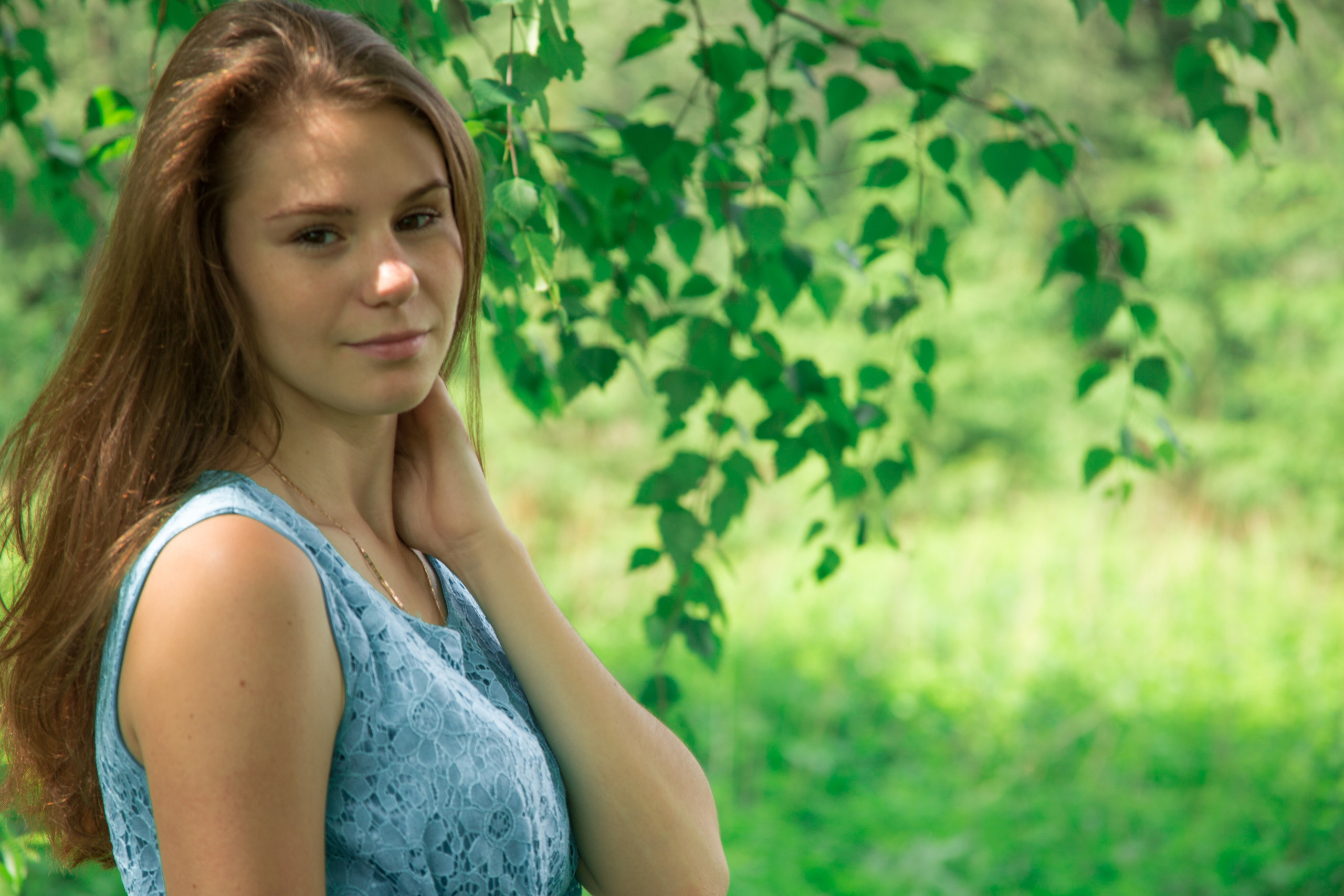 Катя. Летний портрет. Фотограф Пермь. Фотосессия в фотостудии Перми и на свежем воздухе