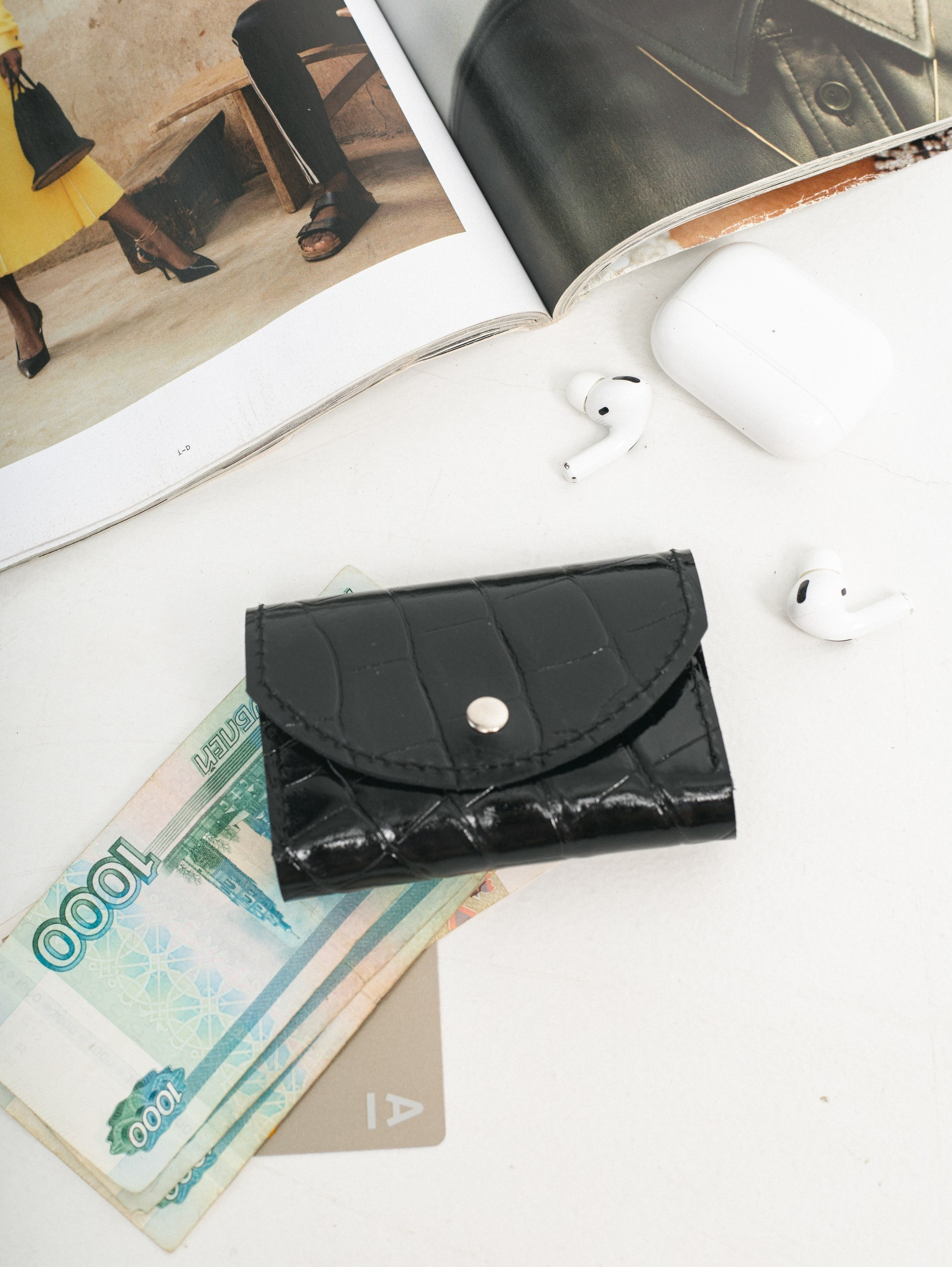 Модель 5КС04. Бренд Alligatore Biaco — это изящные изделия из натуральной кожи