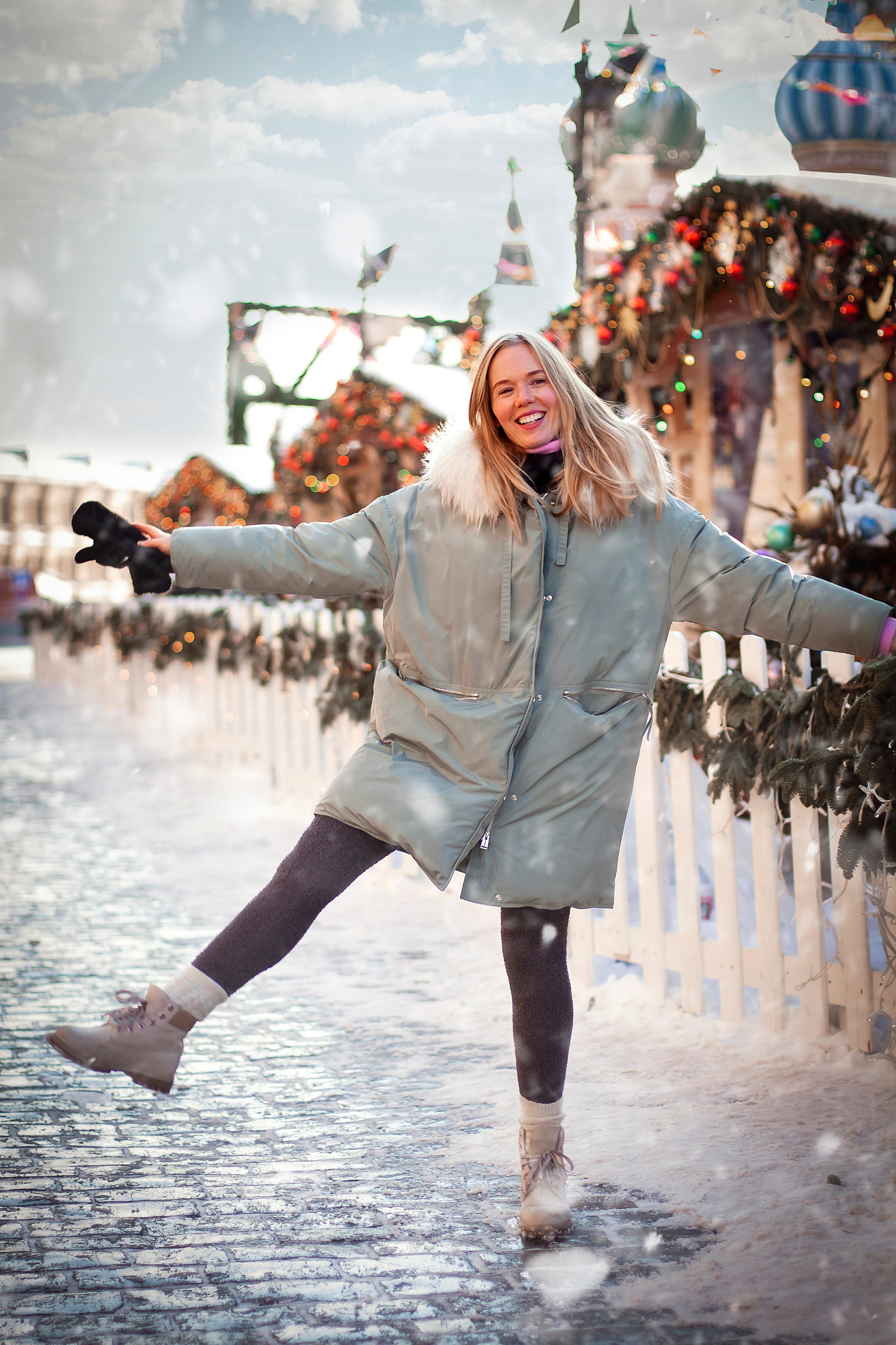 Настя и Василиса. Новогодняя прогулка. Профессиональный фотограф, Москва |Видное Елена Елизарова