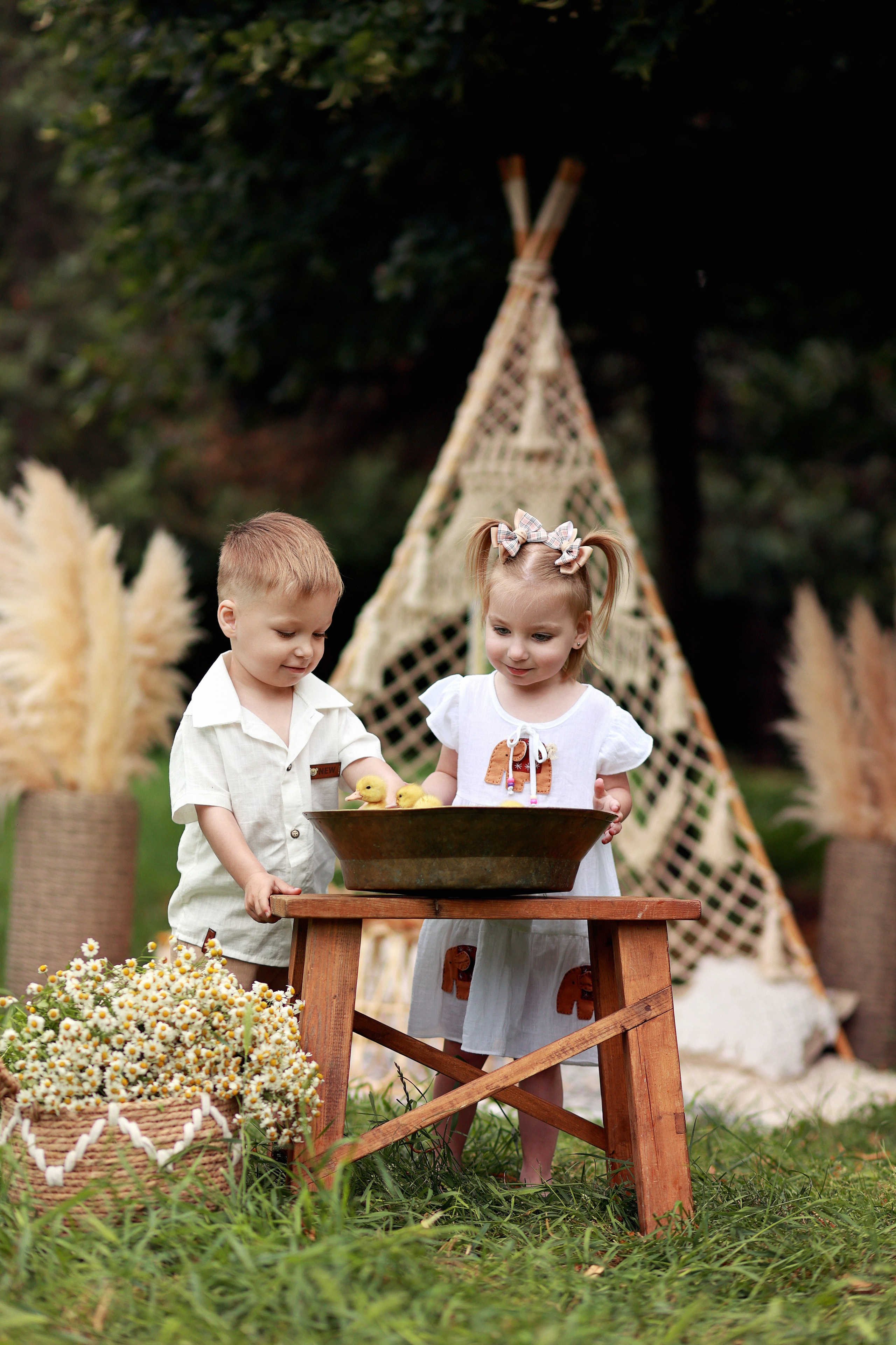 Бохо в Чистяковской Роще. Детский семейный фотограф Краснодар