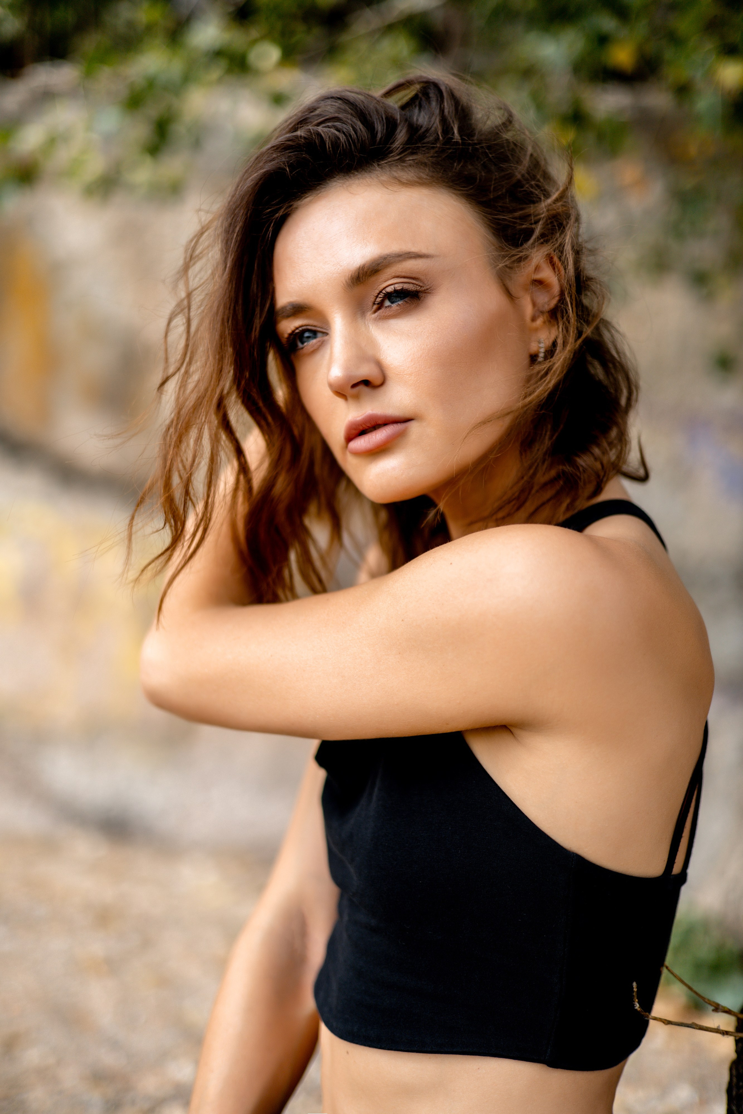 Съемки на улице. Анна Злищева