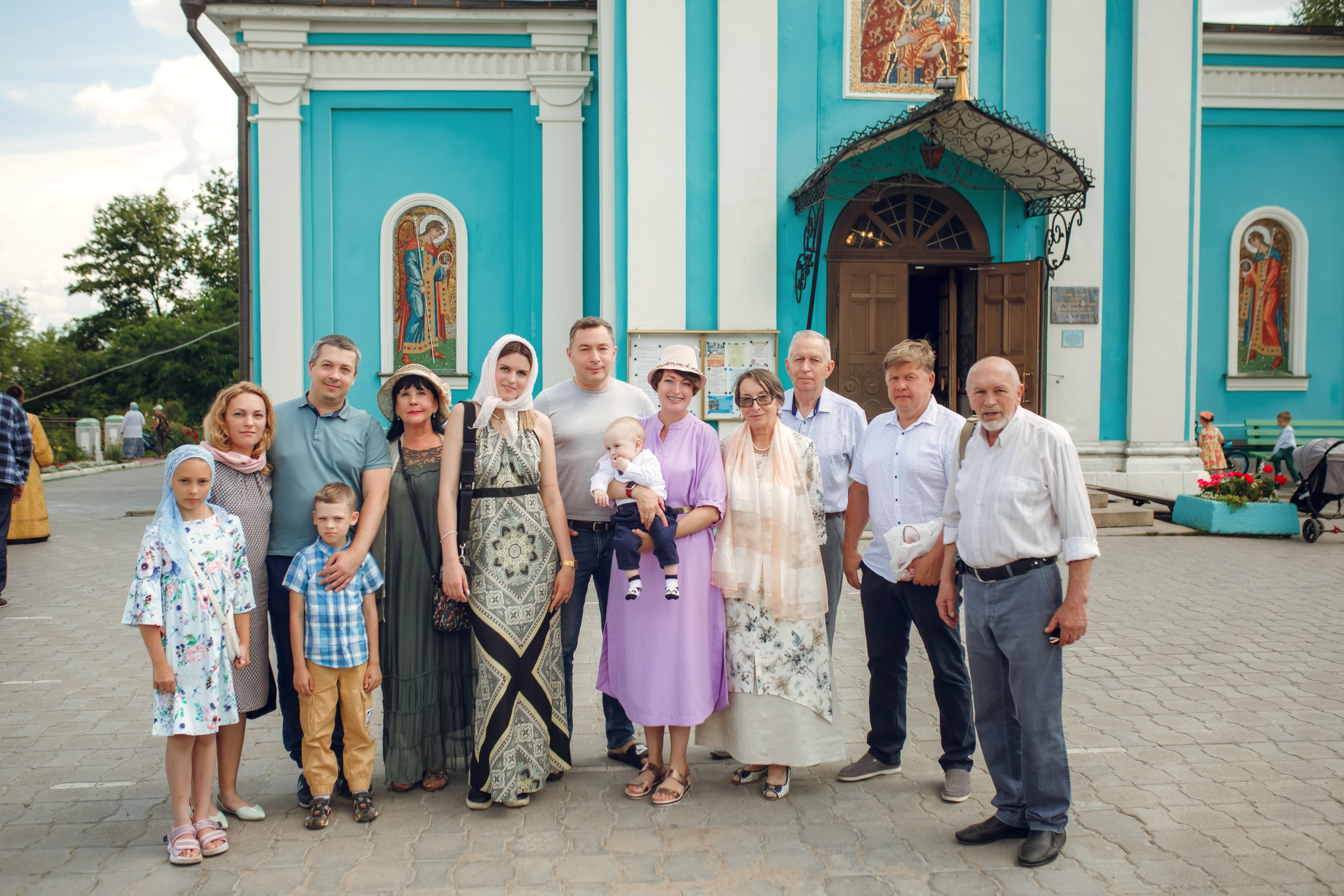 Крещение Дмитрия. Фотограф на Крещение, семейный фотограф в Москве