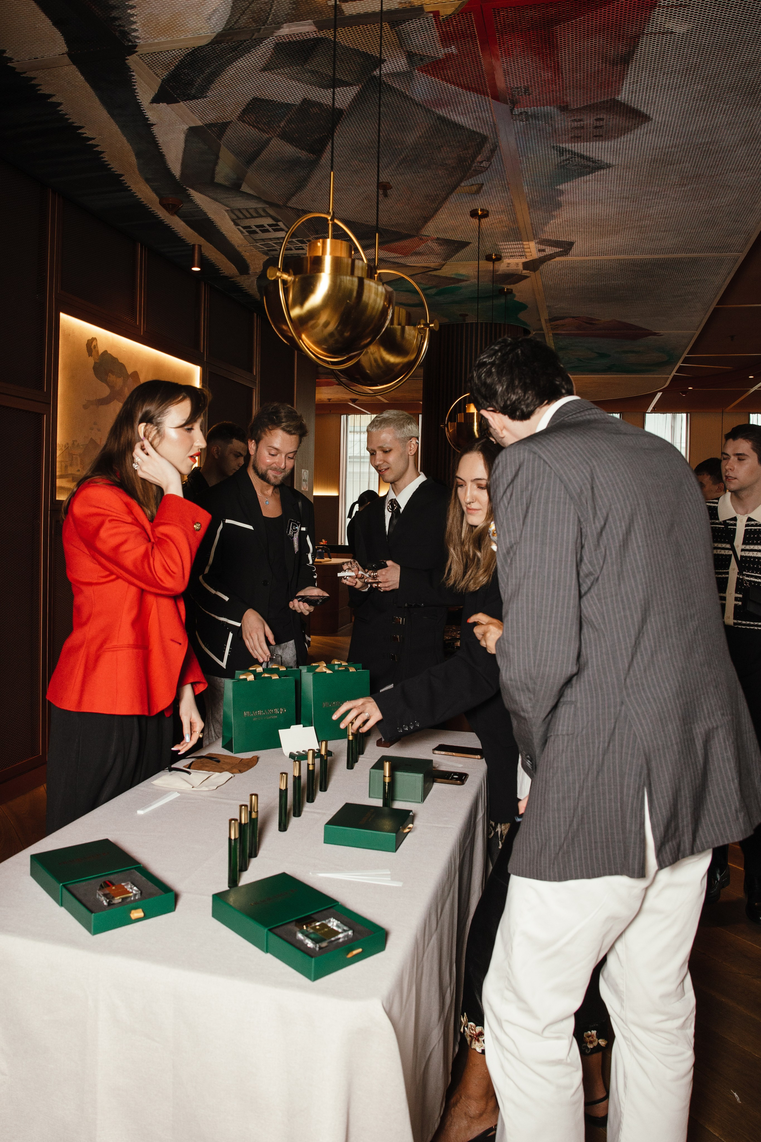 Презентация Russian Fashion Dom в ресторане Shagal. Контент фотограф в Москве и области Елена Кулакова