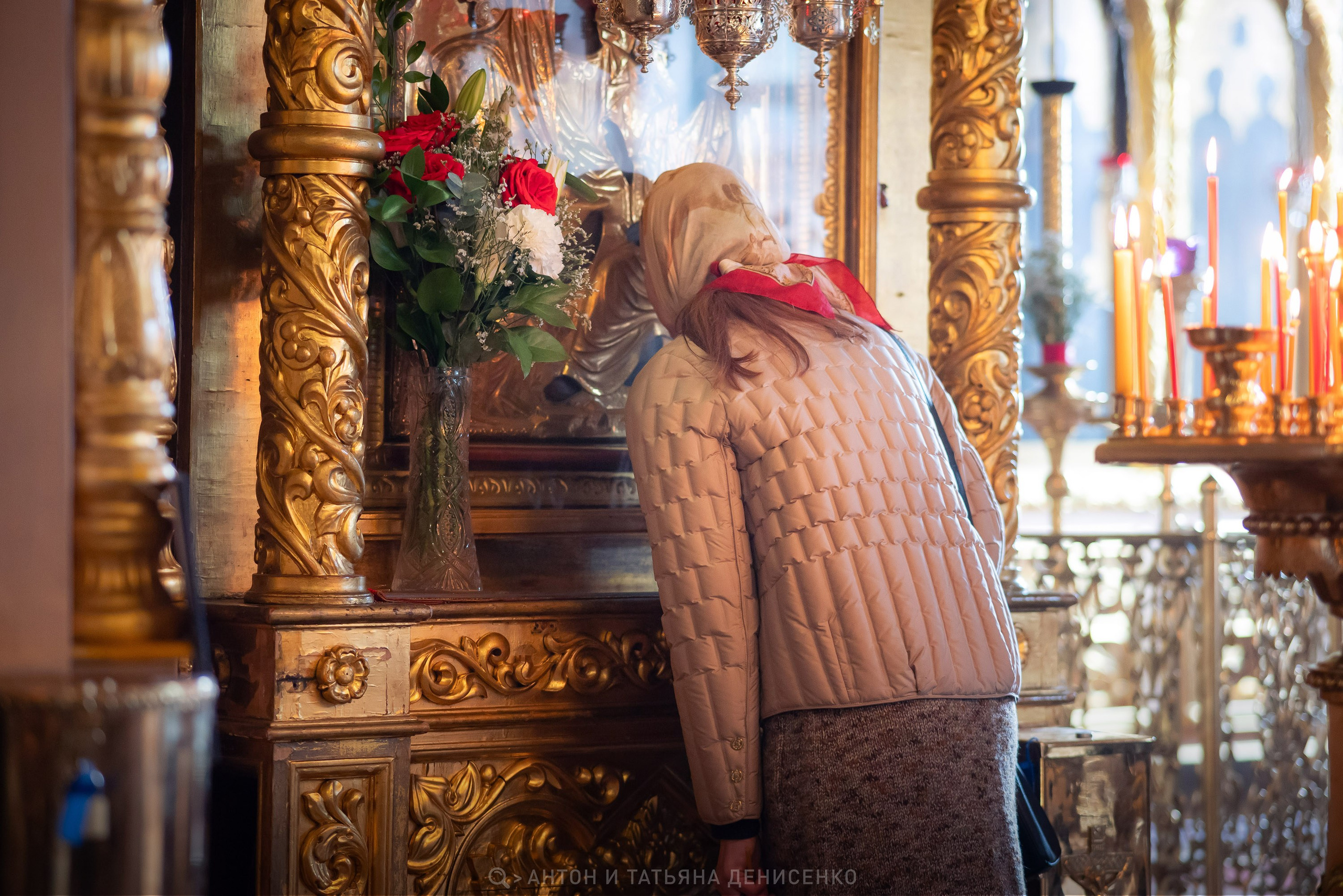 Храм Преображения Господня в Богородском. Антипасха. Антон и Татьяна Денисенко — В храме