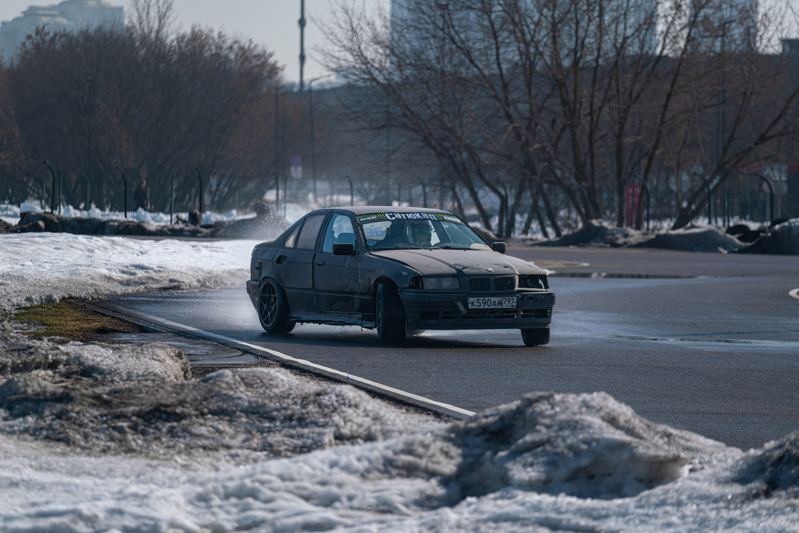 Спортивная автомобильная съемка. Malenkyia