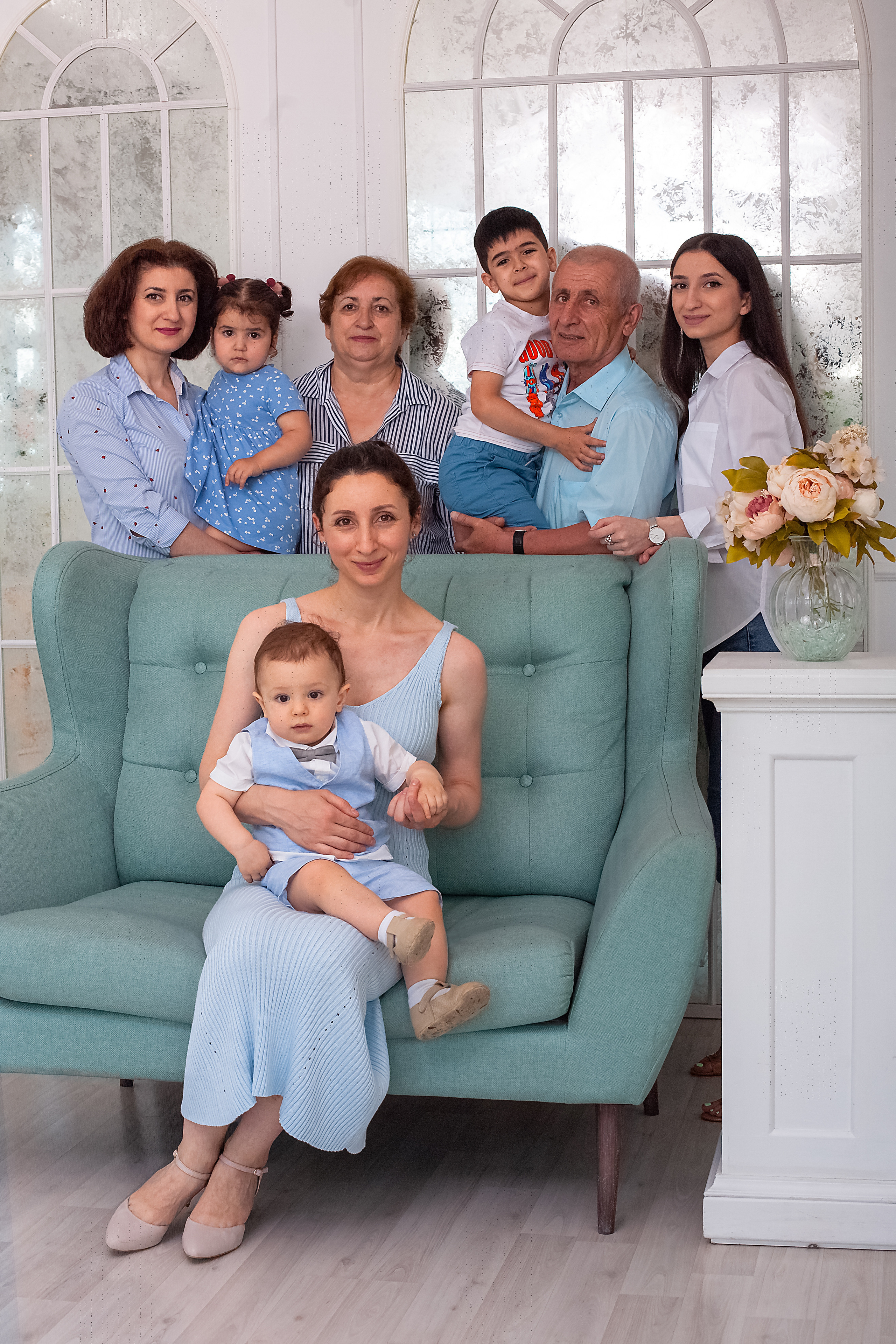 Большая семья Мико. Детский и семейный фотограф в Волгограде Хачатурова Анна