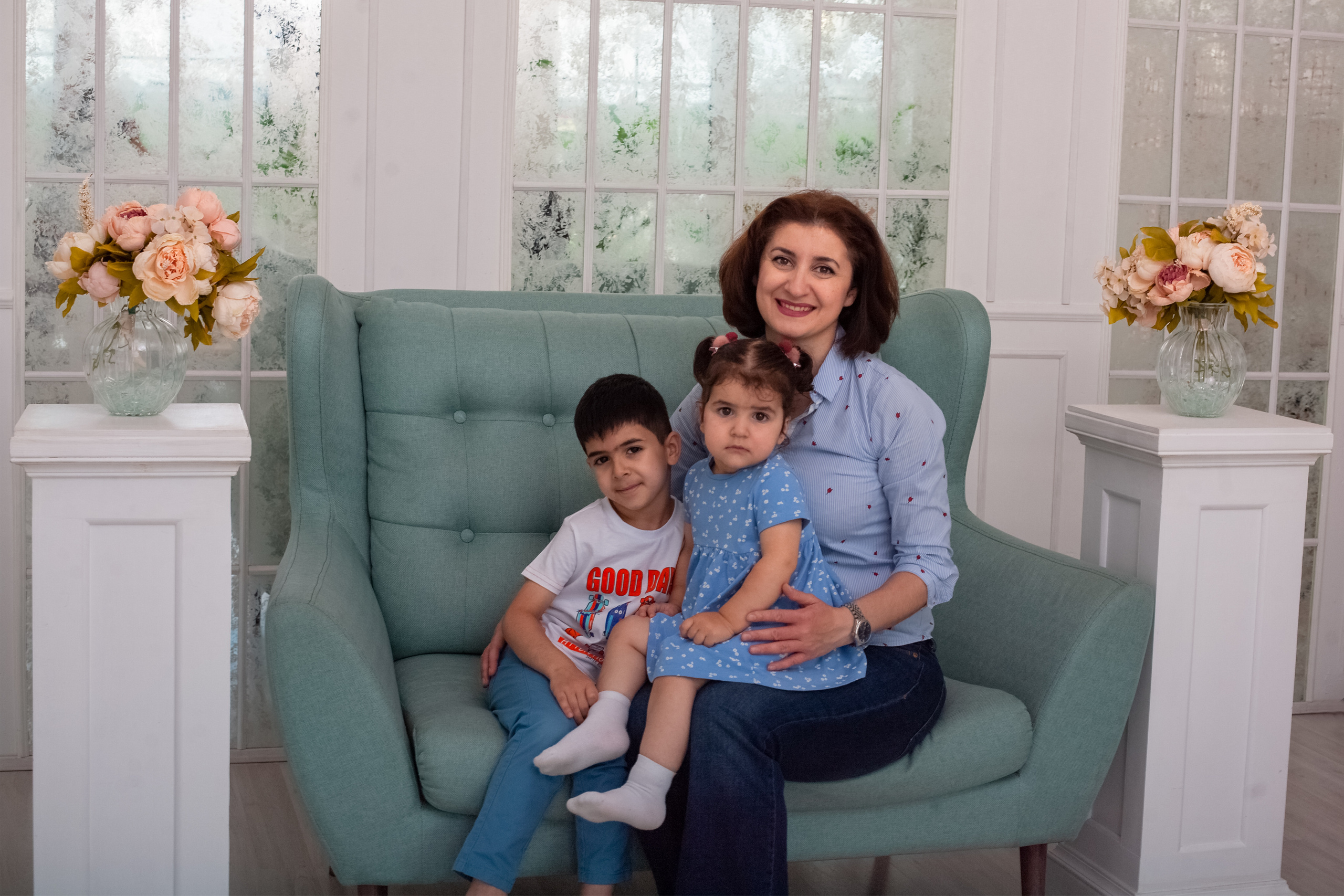 Большая семья Мико. Детский и семейный фотограф в Волгограде Хачатурова Анна