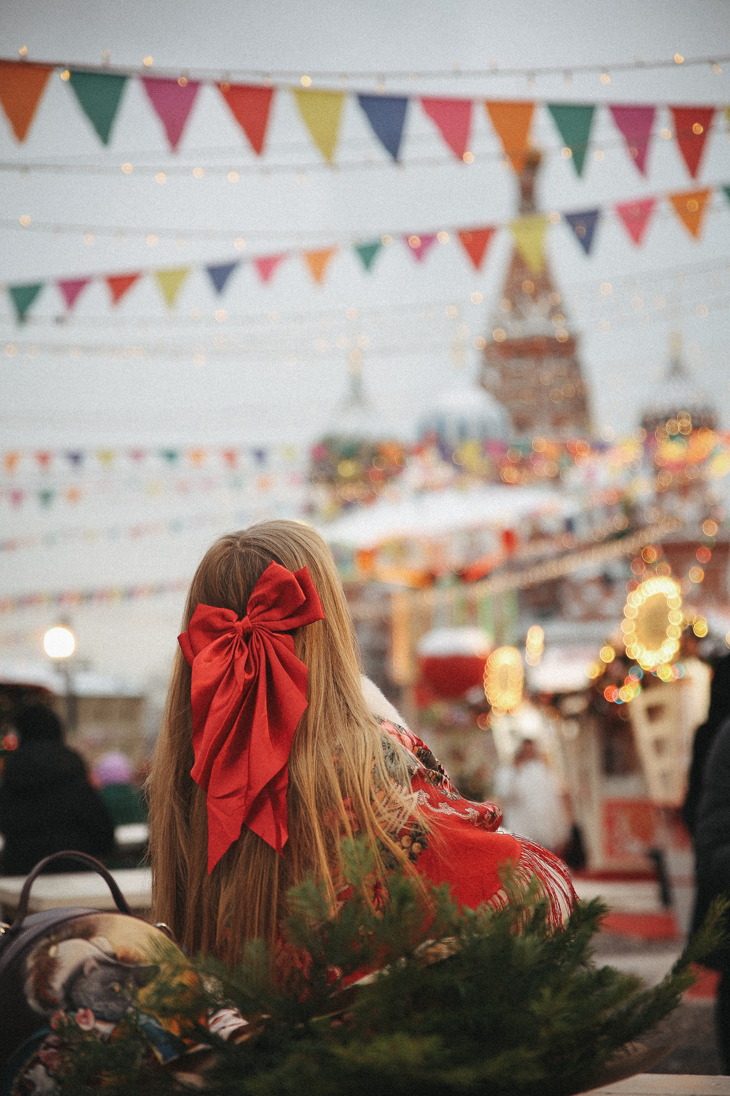 Новогодняя фотосессия на Гум Ярмарке. Фотограф Владимир Москва