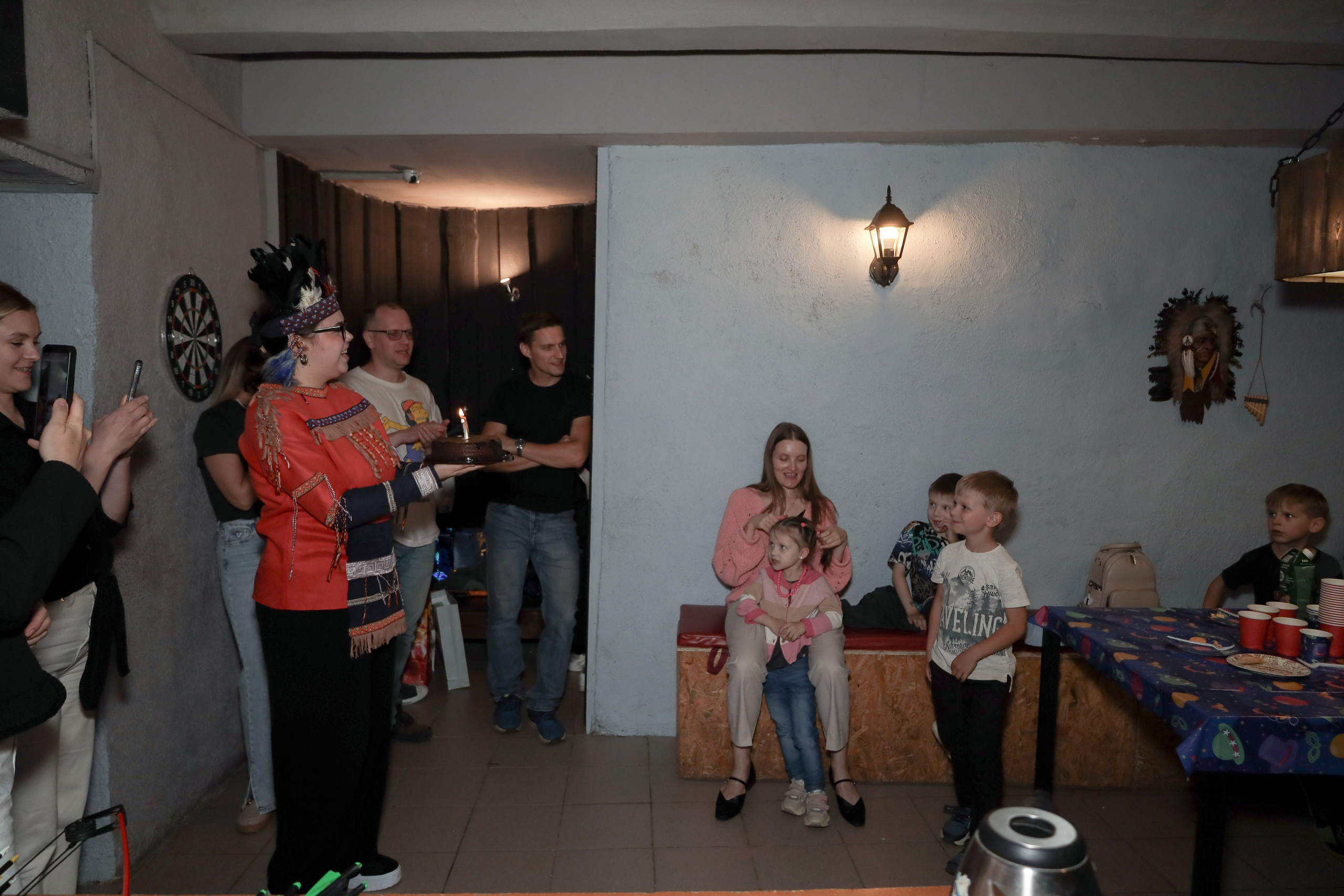 День рождение в стрелковом клубе. Фотограф Надршина Лилия