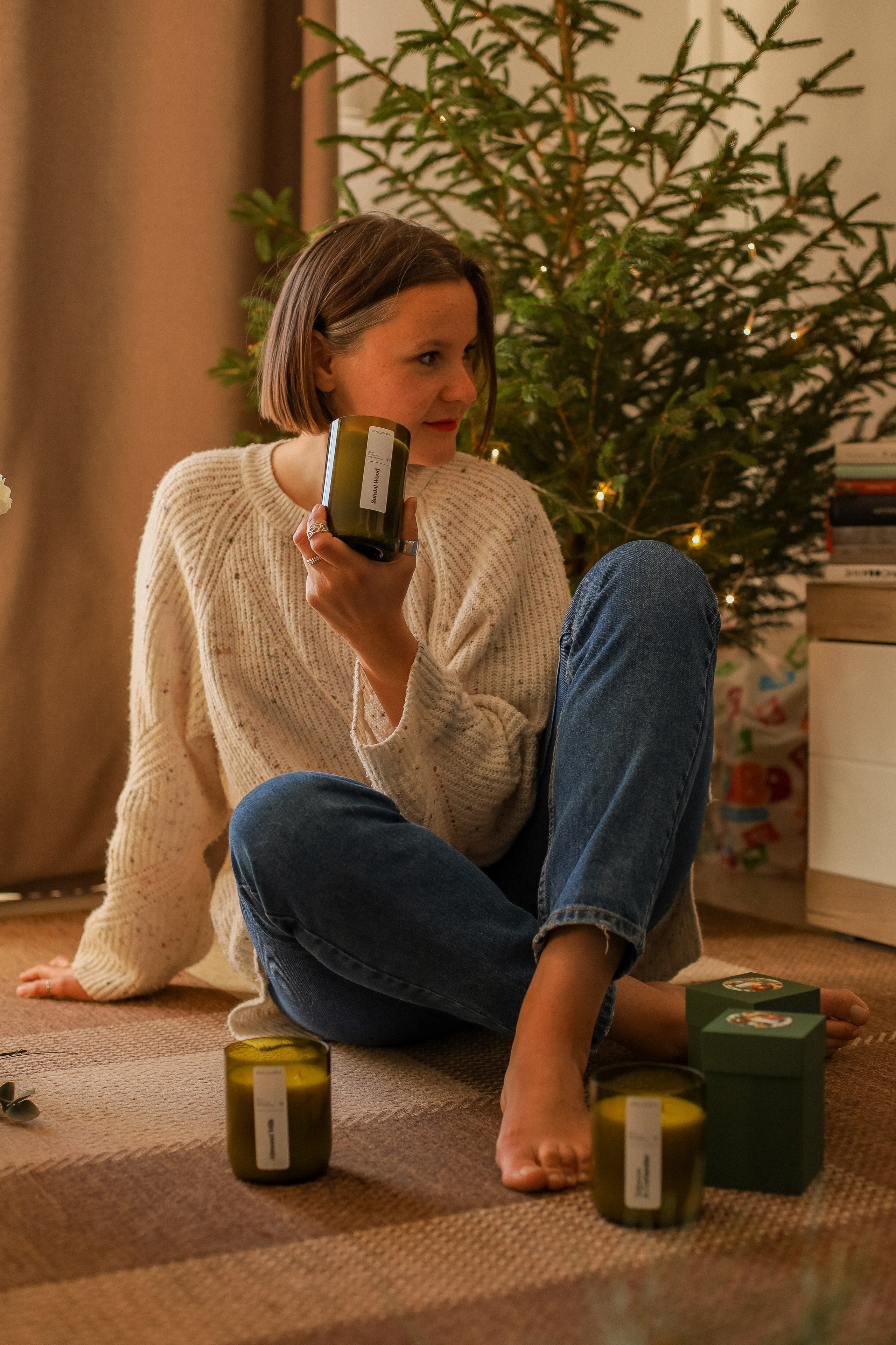 New Year PhotoContent for candles brand. Photographer in Montenegro — professional photoshoots