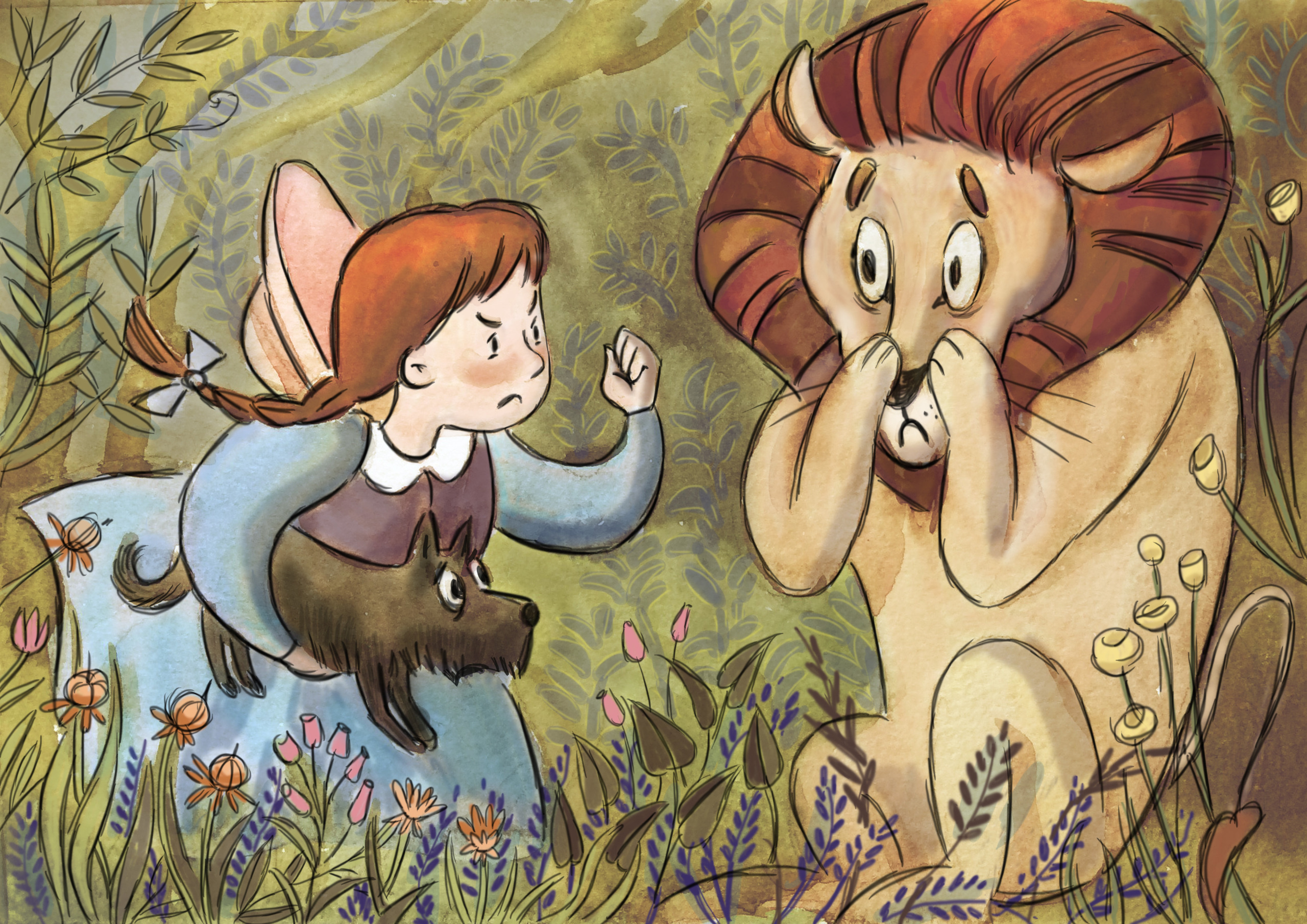 The Wizard of Oz. Анна Гантимурова иллюстратор, театральный видеохудожник мультипликатор