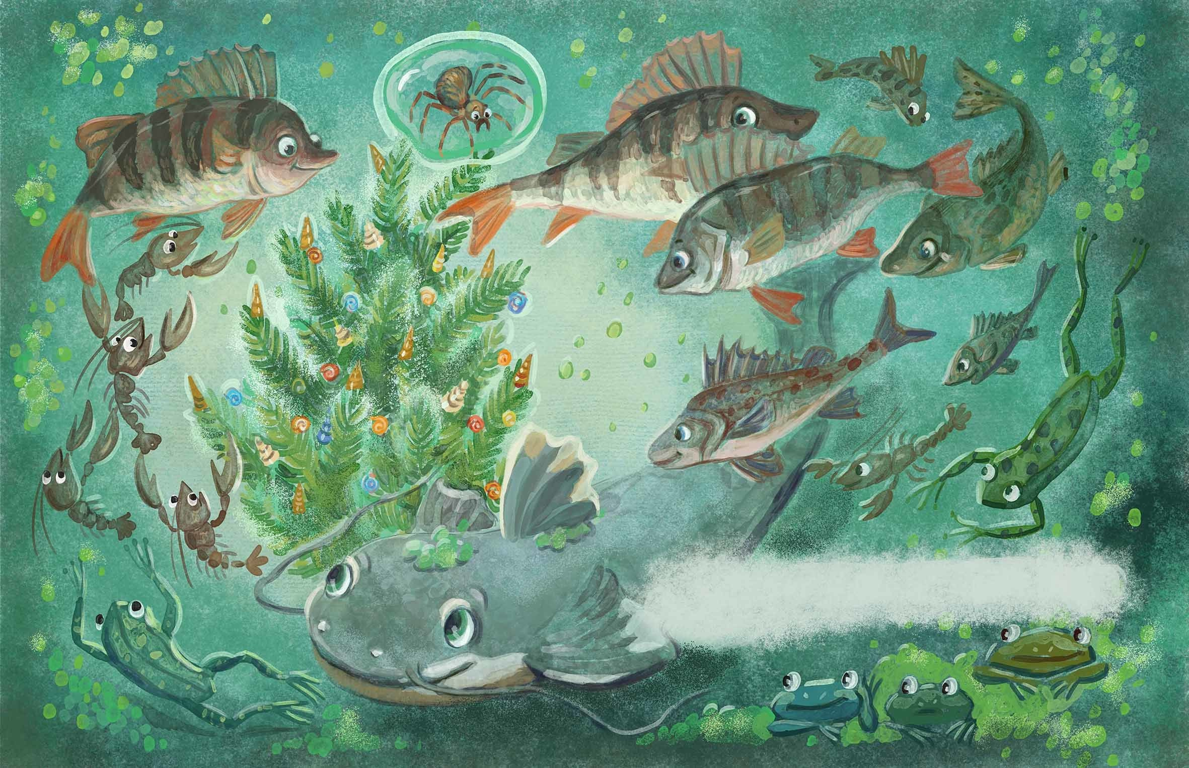 Where the crayfish hibernate. Анна Гантимурова иллюстратор, театральный видеохудожник мультипликатор