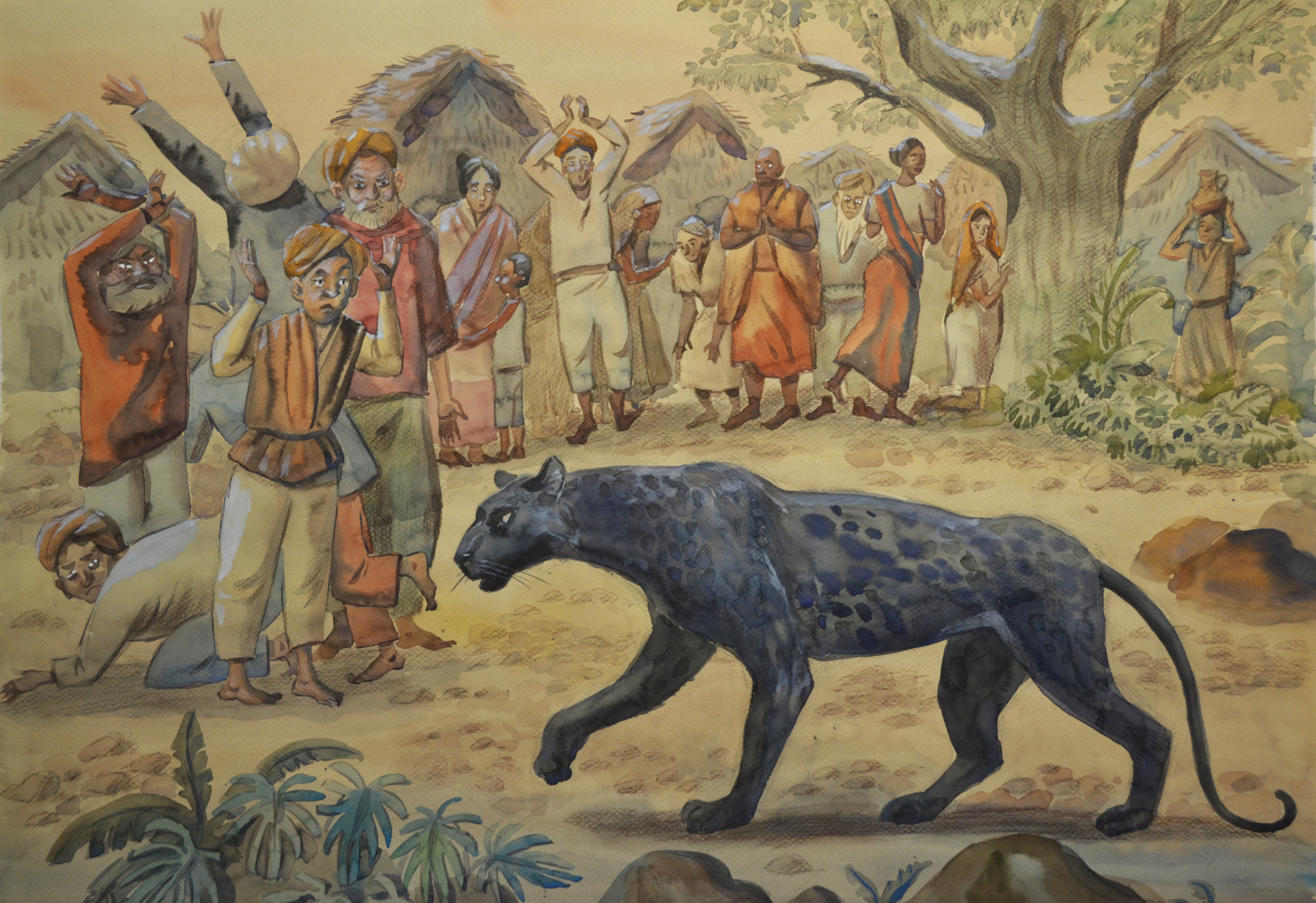 Mowgli, Jungle Book. Анна Гантимурова иллюстратор, театральный видеохудожник мультипликатор