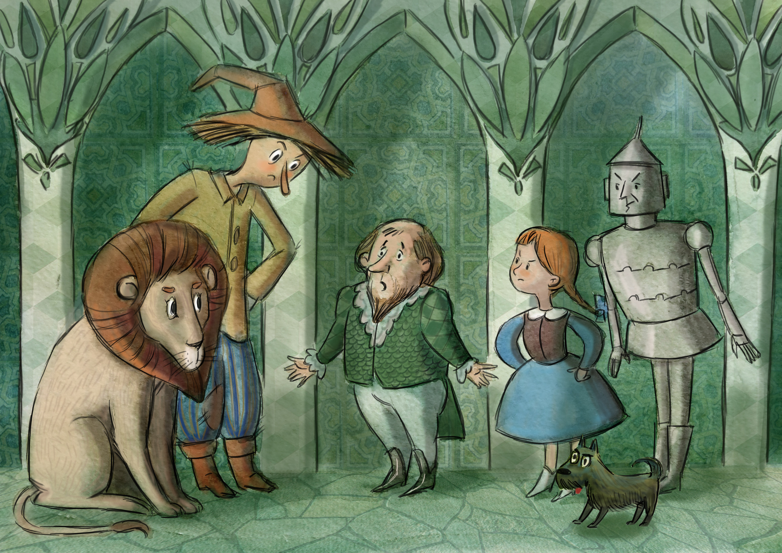 The Wizard of Oz. Анна Гантимурова иллюстратор, театральный видеохудожник мультипликатор