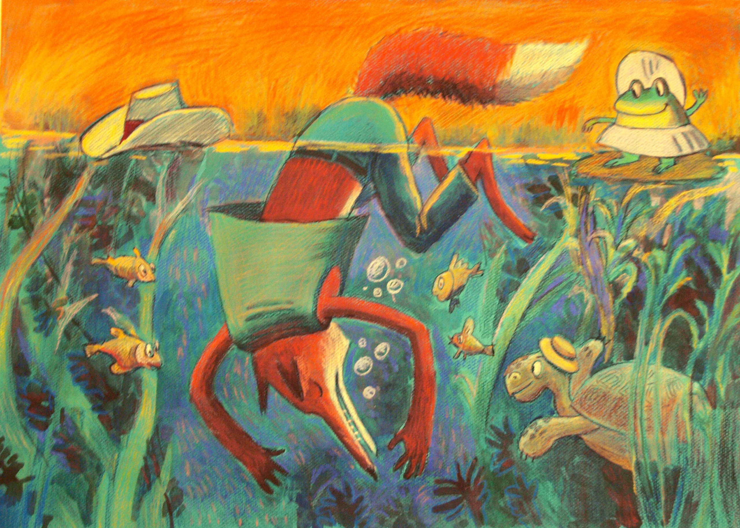 Brother Fox and Brother Rabbit. Анна Гантимурова иллюстратор, театральный видеохудожник мультипликатор