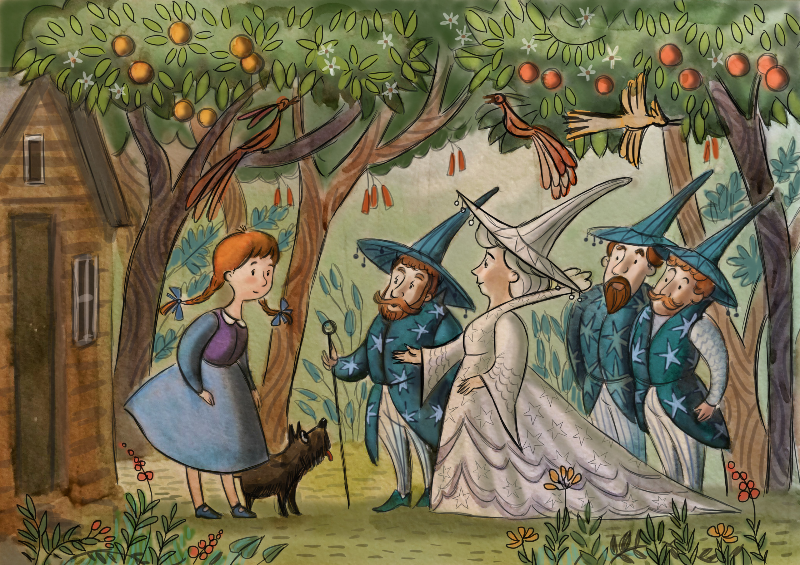 The Wizard of Oz. Анна Гантимурова иллюстратор, театральный видеохудожник мультипликатор