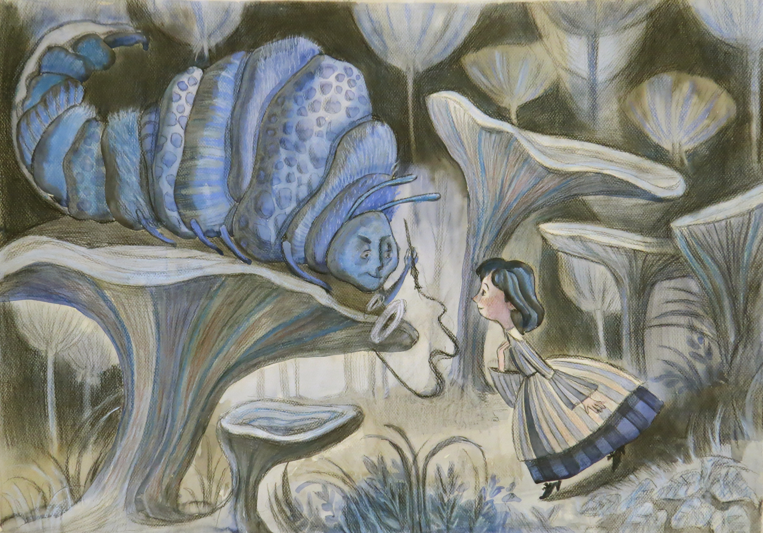 Alice in Wonderland. Анна Гантимурова иллюстратор, театральный видеохудожник мультипликатор