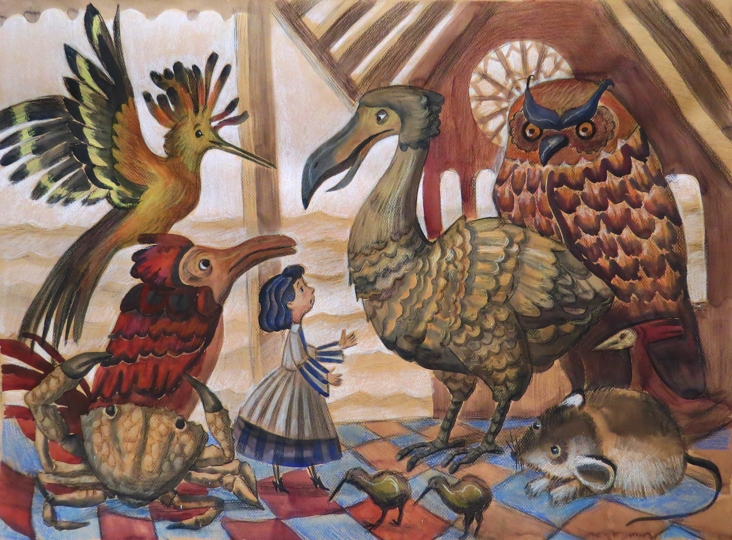 Alice in Wonderland. Анна Гантимурова иллюстратор, театральный видеохудожник мультипликатор