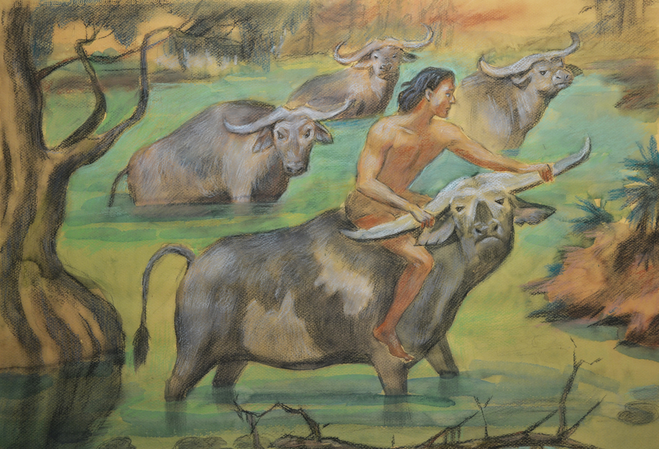 Mowgli, Jungle Book. Анна Гантимурова иллюстратор, театральный видеохудожник мультипликатор