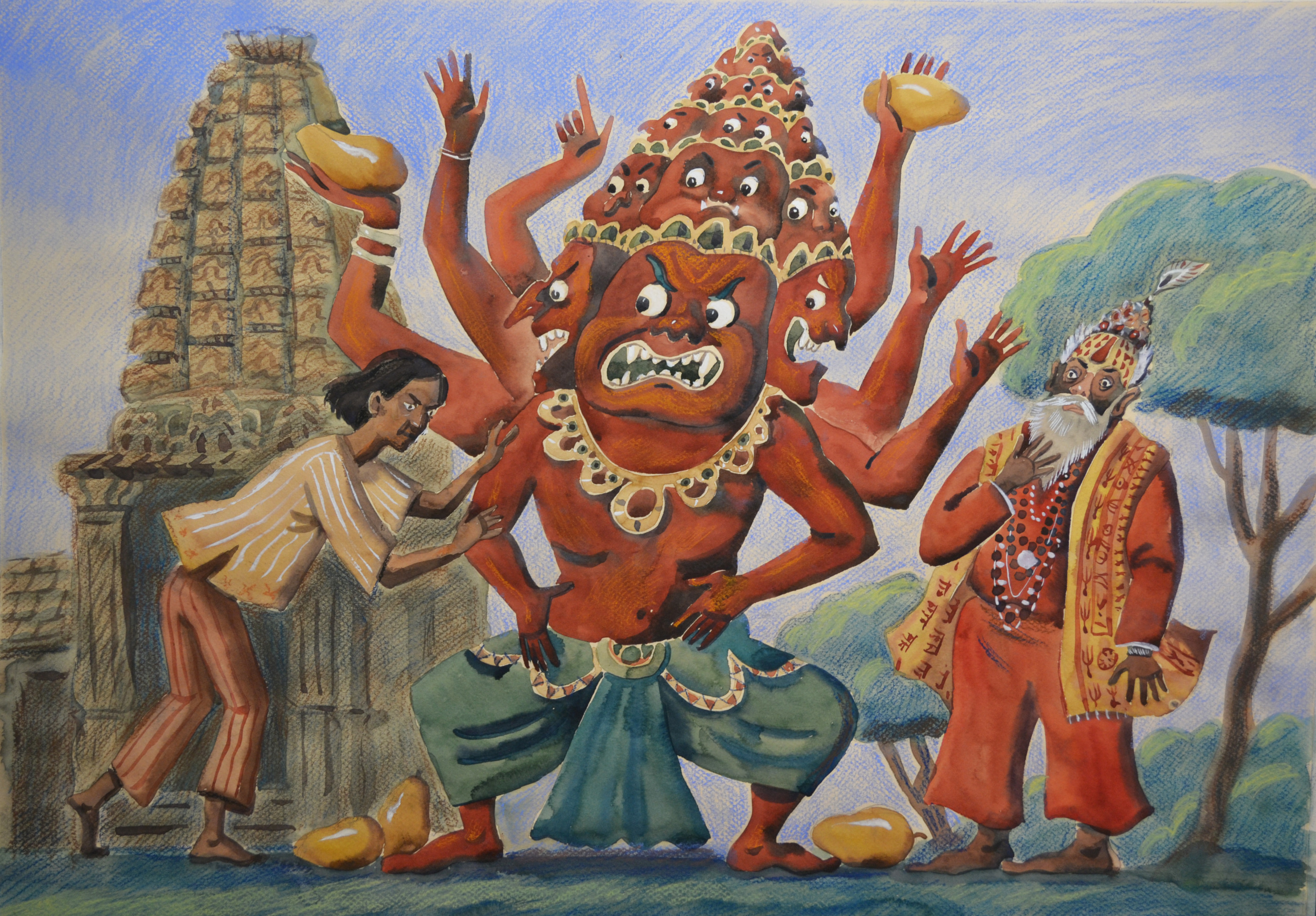 Mowgli, Jungle Book. Анна Гантимурова иллюстратор, театральный видеохудожник мультипликатор