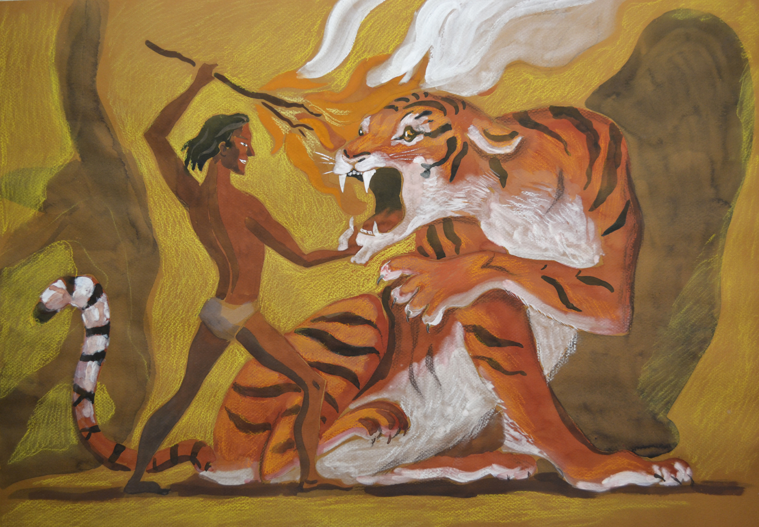 Mowgli, Jungle Book. Анна Гантимурова иллюстратор, театральный видеохудожник мультипликатор