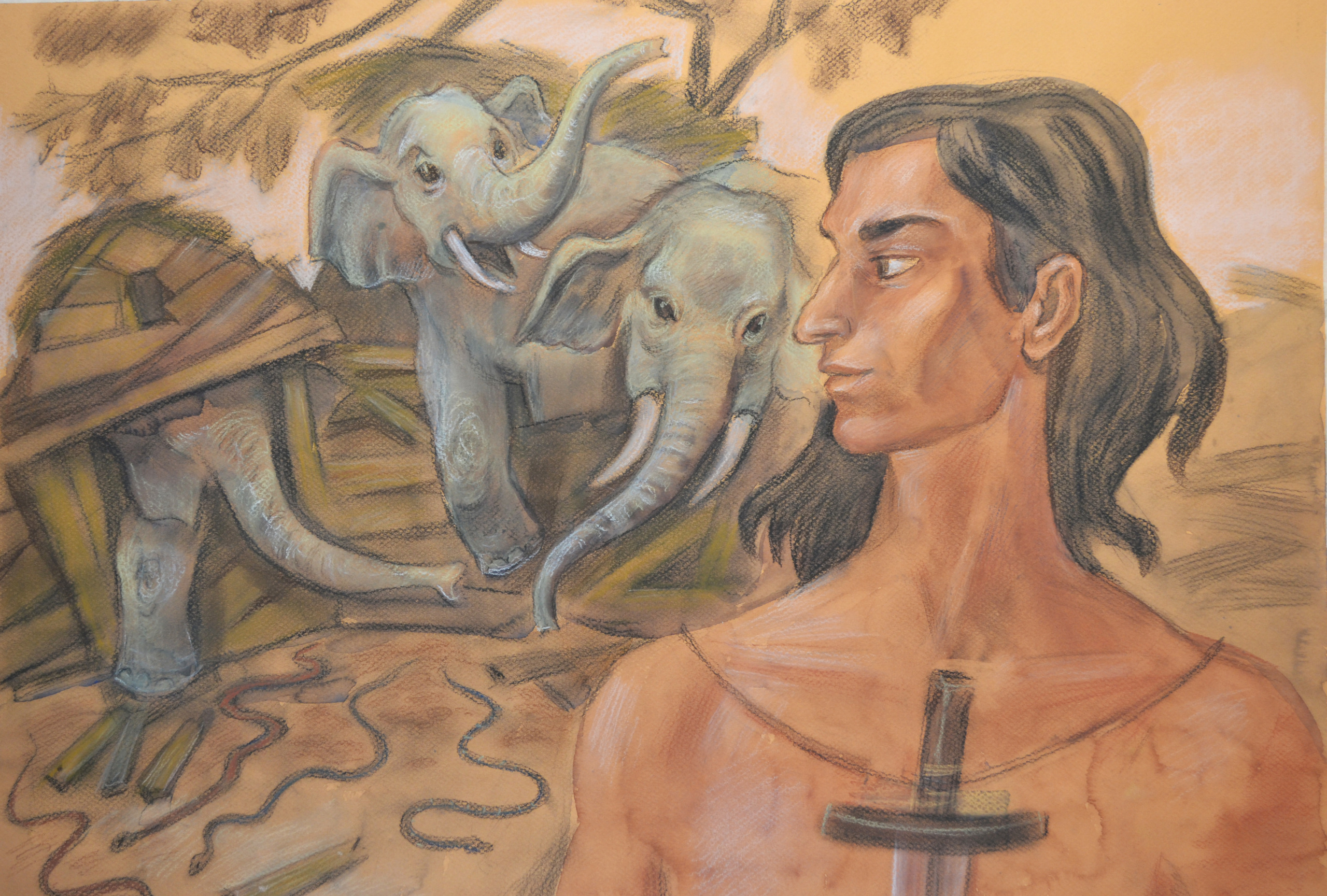 Mowgli, Jungle Book. Анна Гантимурова иллюстратор, театральный видеохудожник мультипликатор