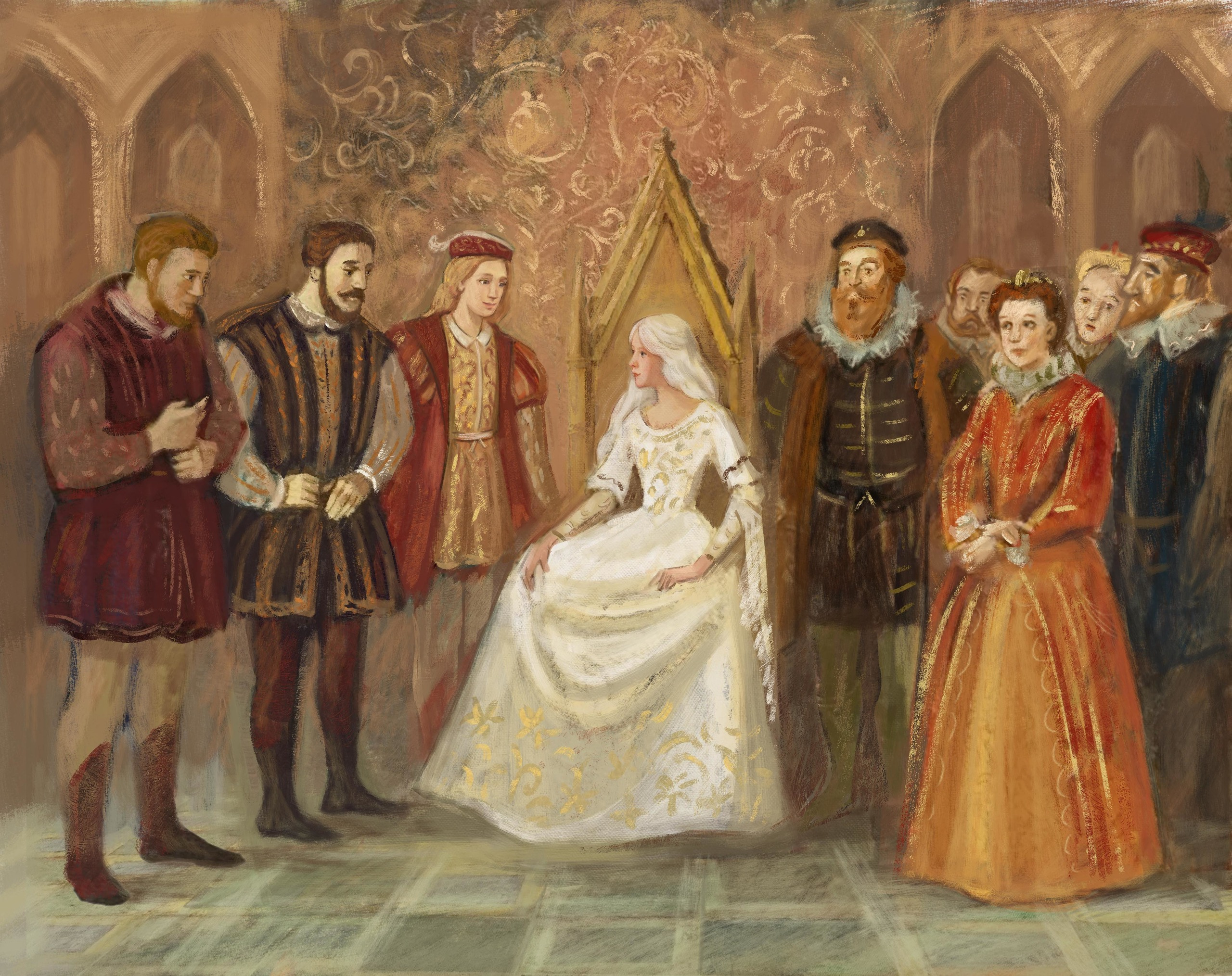 Tale of the white deer. Анна Гантимурова иллюстратор, театральный видеохудожник мультипликатор