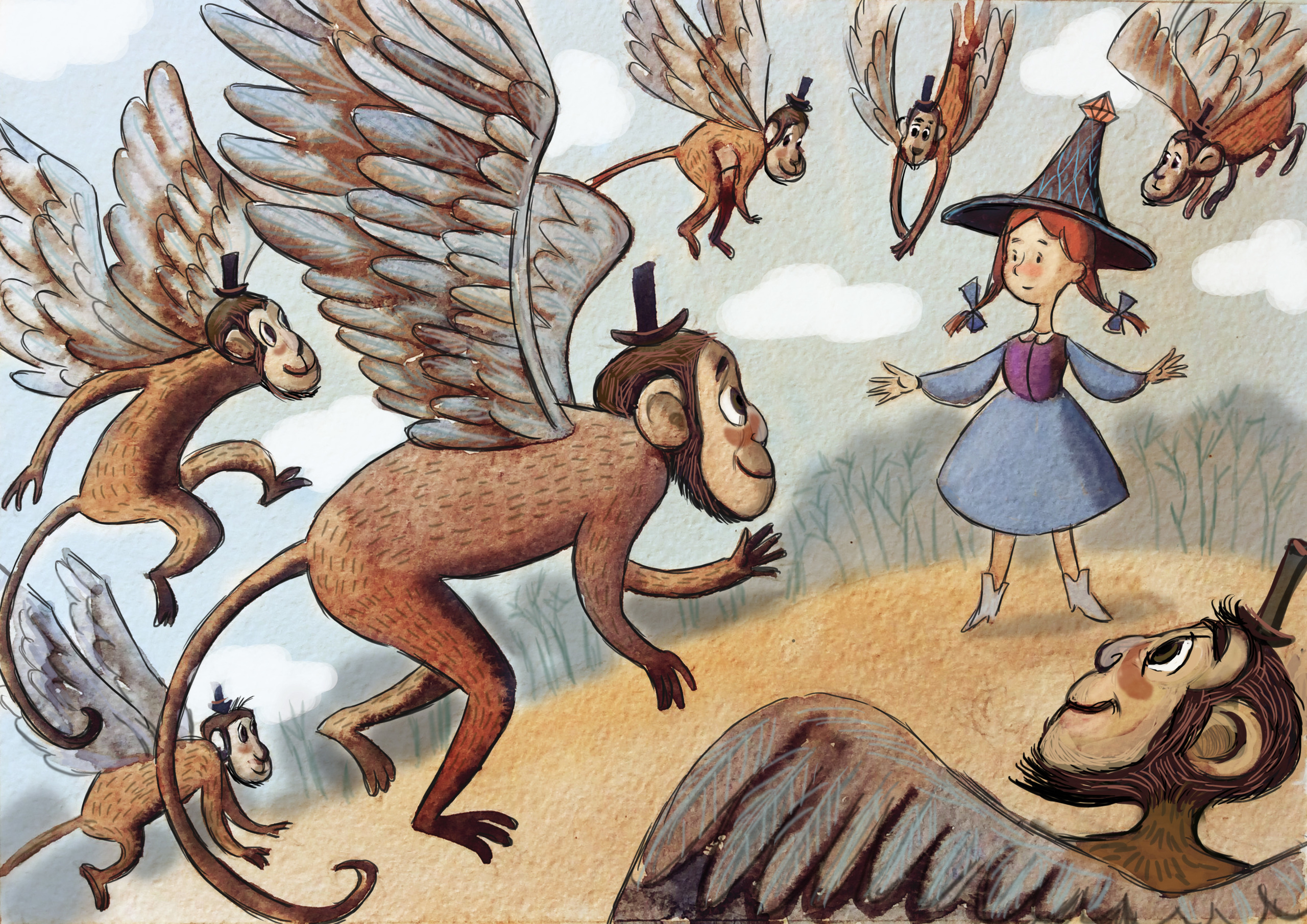 The Wizard of Oz. Анна Гантимурова иллюстратор, театральный видеохудожник мультипликатор