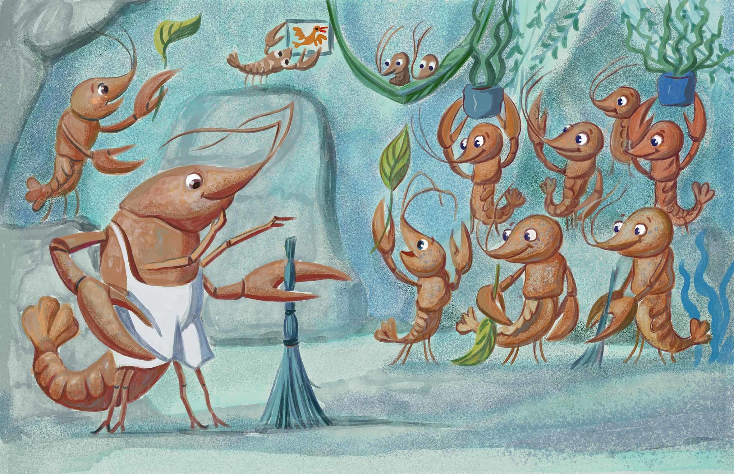 Where the crayfish hibernate. Анна Гантимурова иллюстратор, театральный видеохудожник мультипликатор