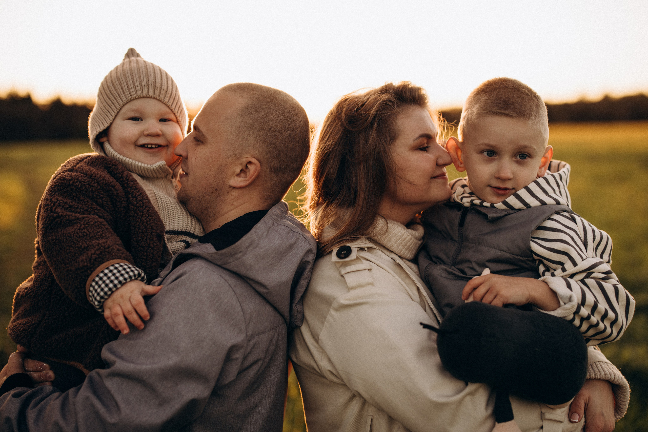На закате. Евгения Пелипас