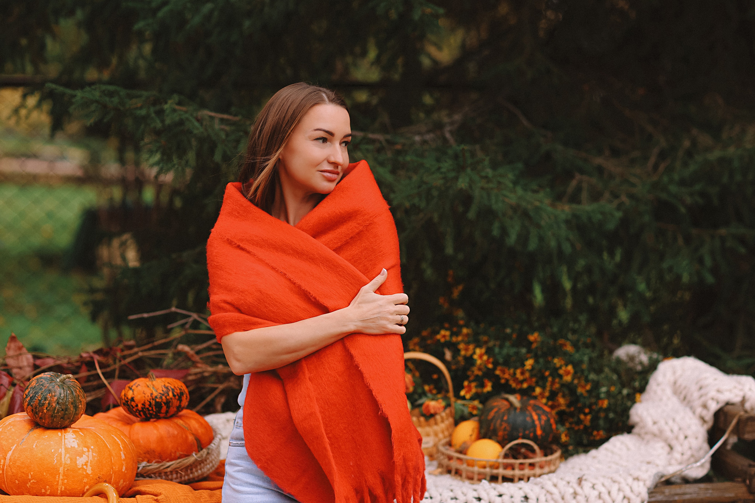 Тыквы. Семейный фотограф Тюмень, фотограф на роды Салмина Мария