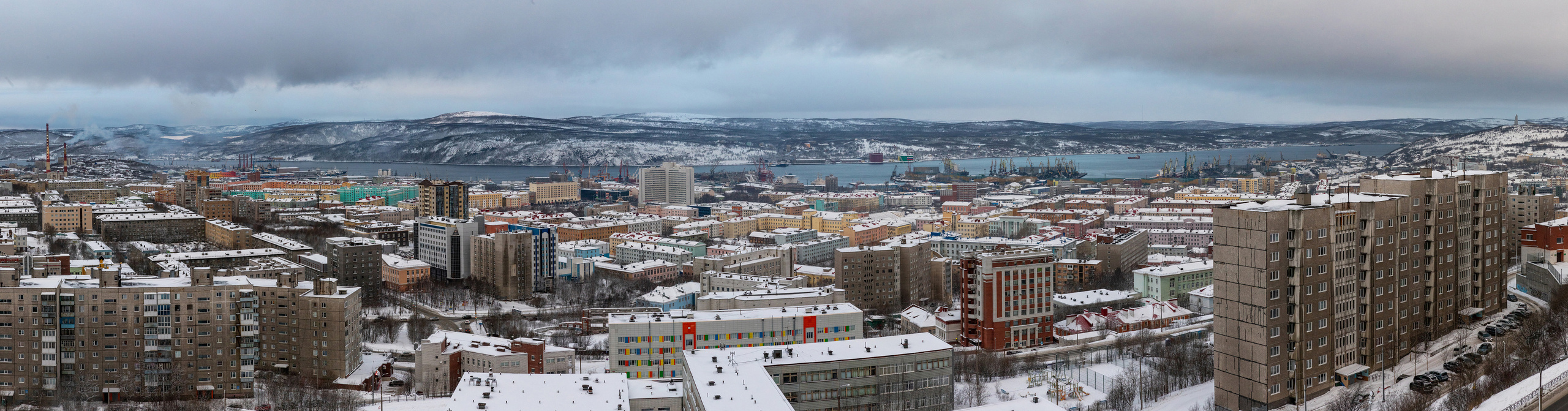 Панорама Мурманска.
