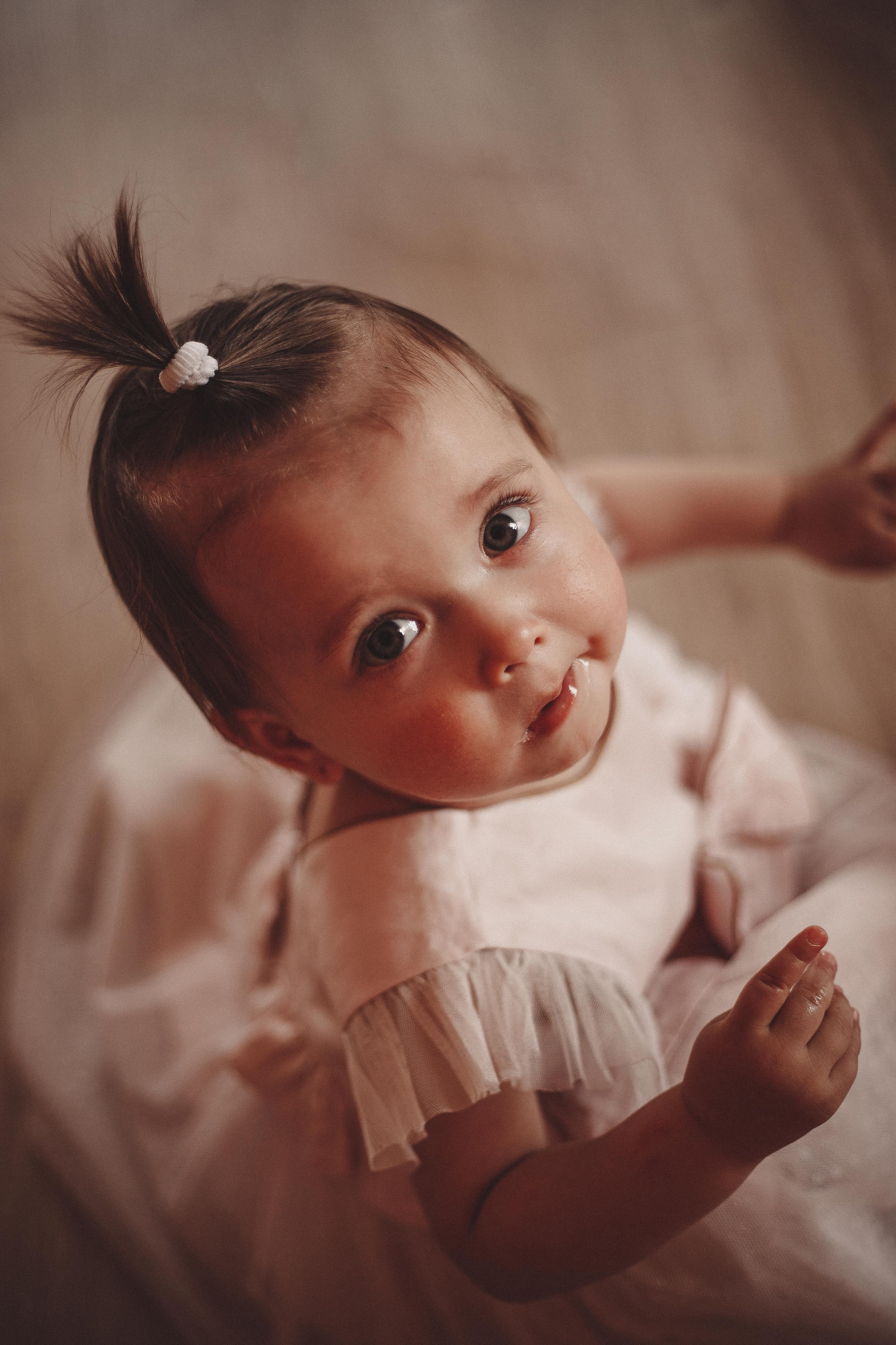 Домашняя фотосессия - 1 годик Злате. Семейный и женский фотограф Кемерово Мария Степ