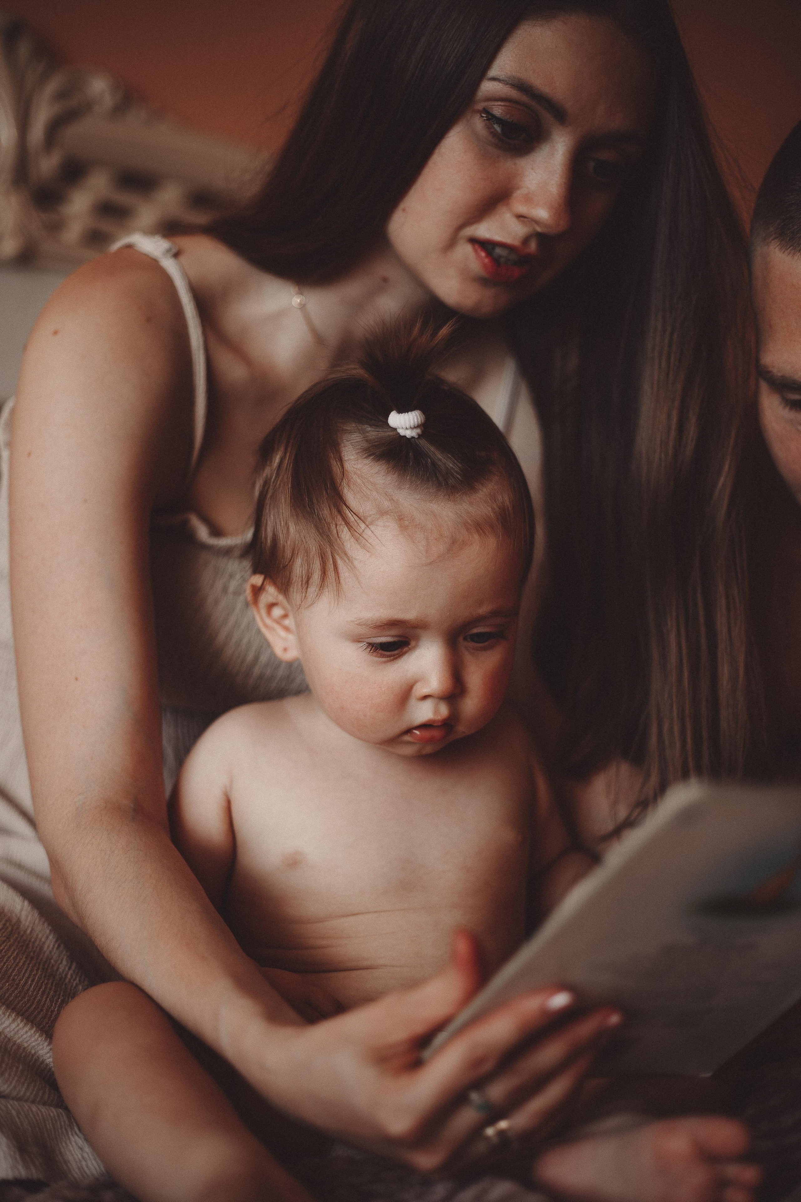 Домашняя фотосессия - 1 годик Злате. Семейный и женский фотограф Кемерово Мария Степ