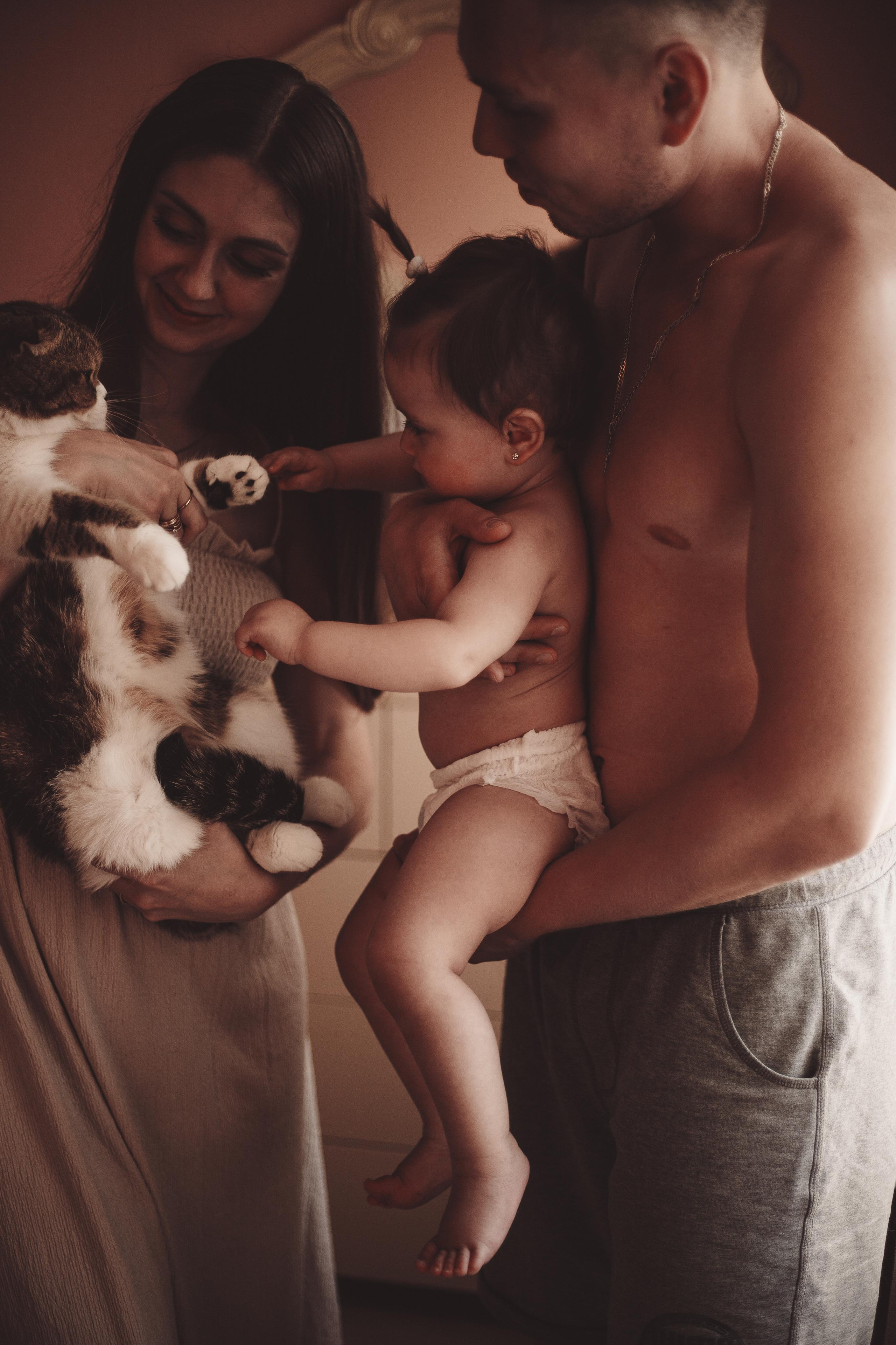 Домашняя фотосессия - 1 годик Злате. Семейный и женский фотограф Кемерово Мария Степ