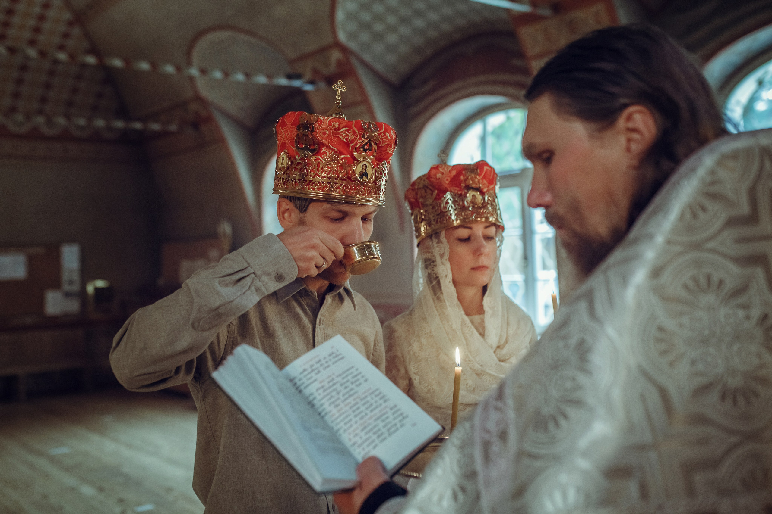 Венчание Андрея и Елены. Фотограф на Крещение, семейный фотограф в Москве