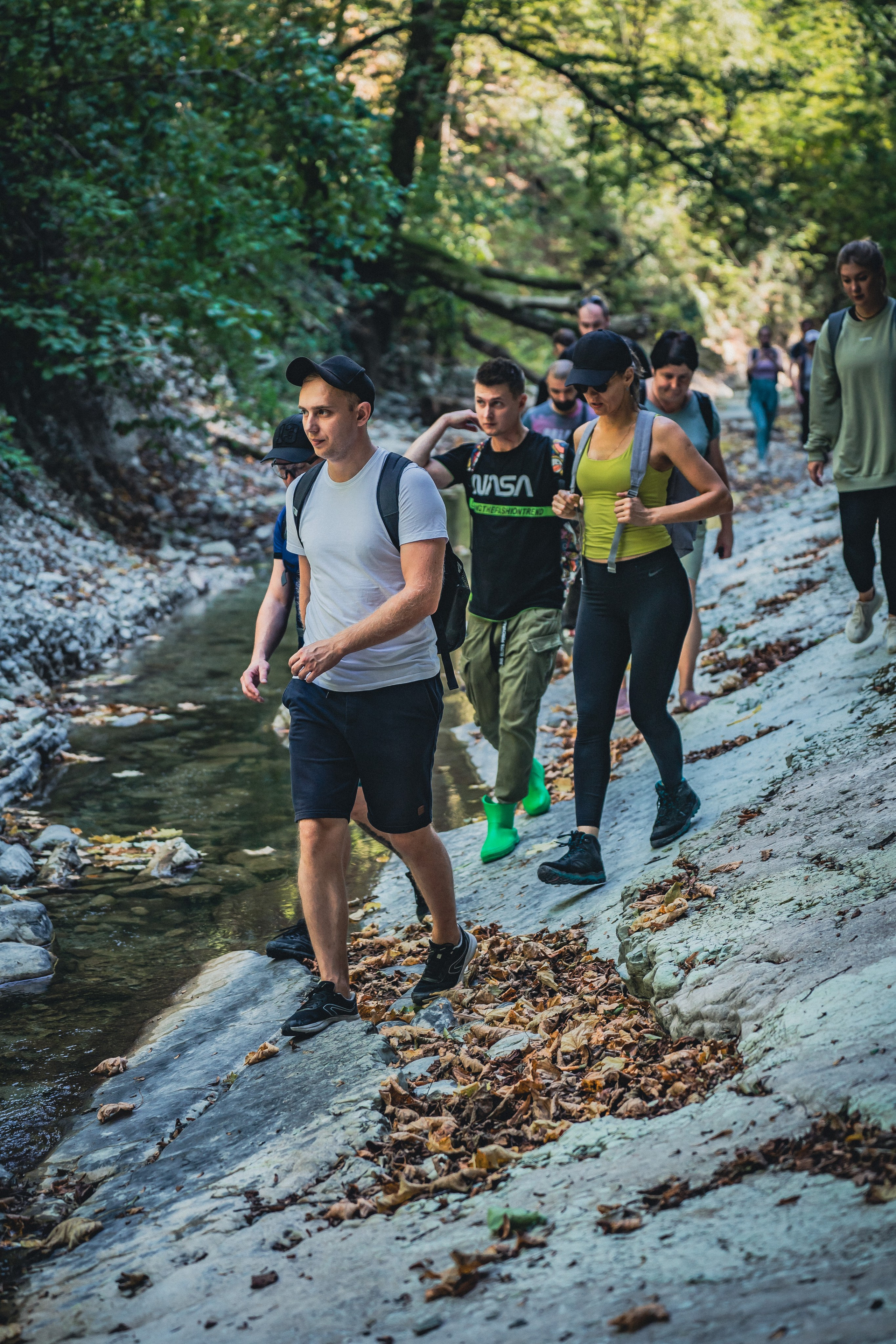 Поход на Полковничьи водопады АСК 26.09.23. Репортажный фотограф в Краснодаре Рындин Дмитрий