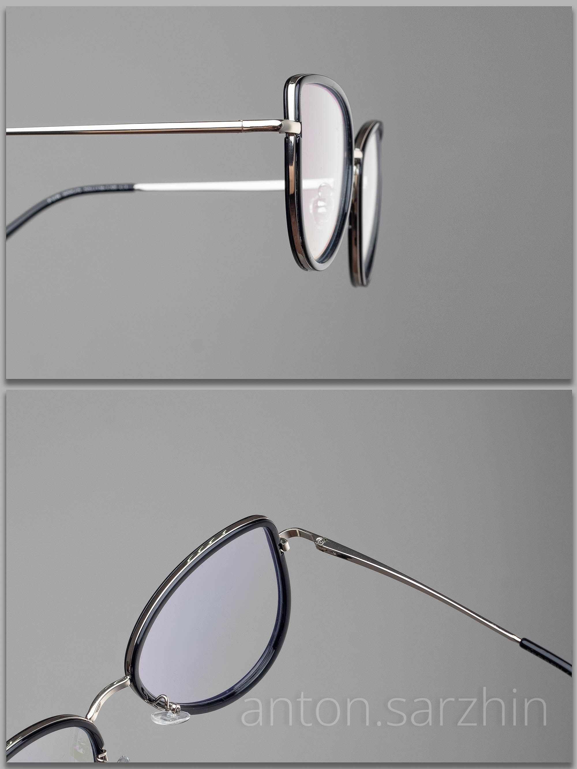 Предметная съемка очков в двух ракурсах