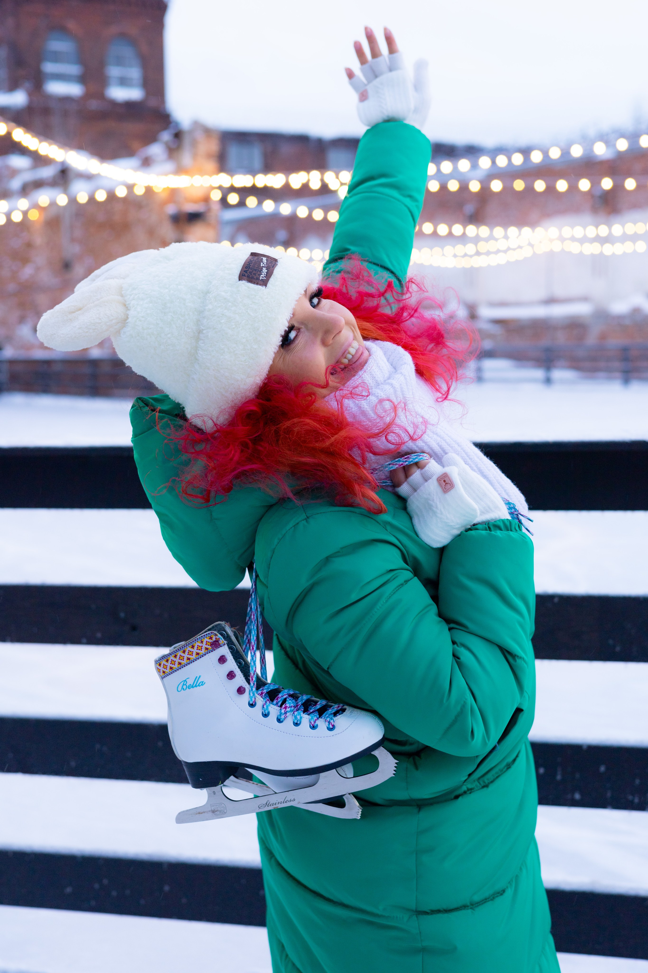 Алена. Зимняя фотопрогулка. Портретный фотограф Панферова Регина г. Санкт-Петербург, г. Казань