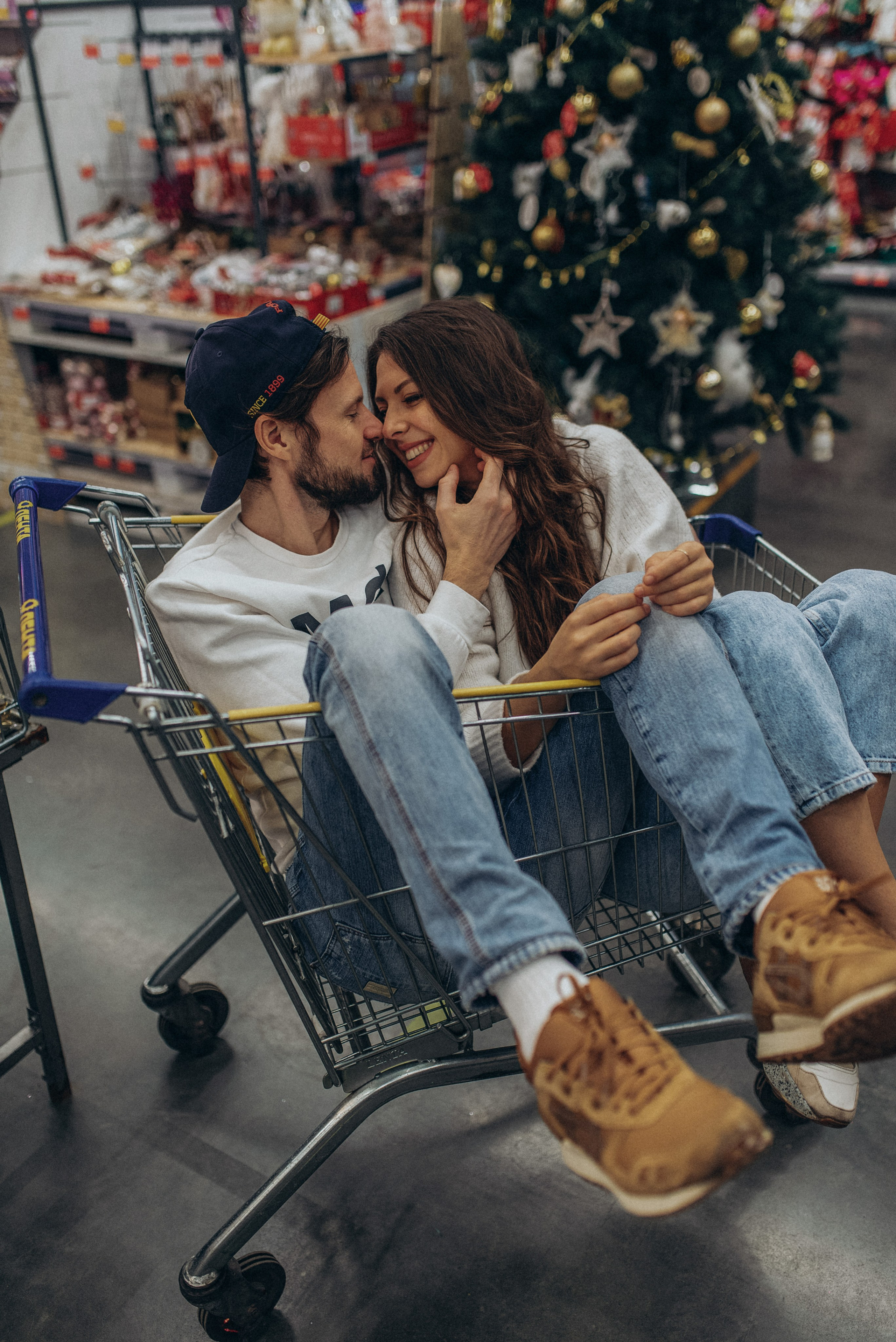 Lovestory в супермаркете. Семейный фотограф в Москве Екатерина Север