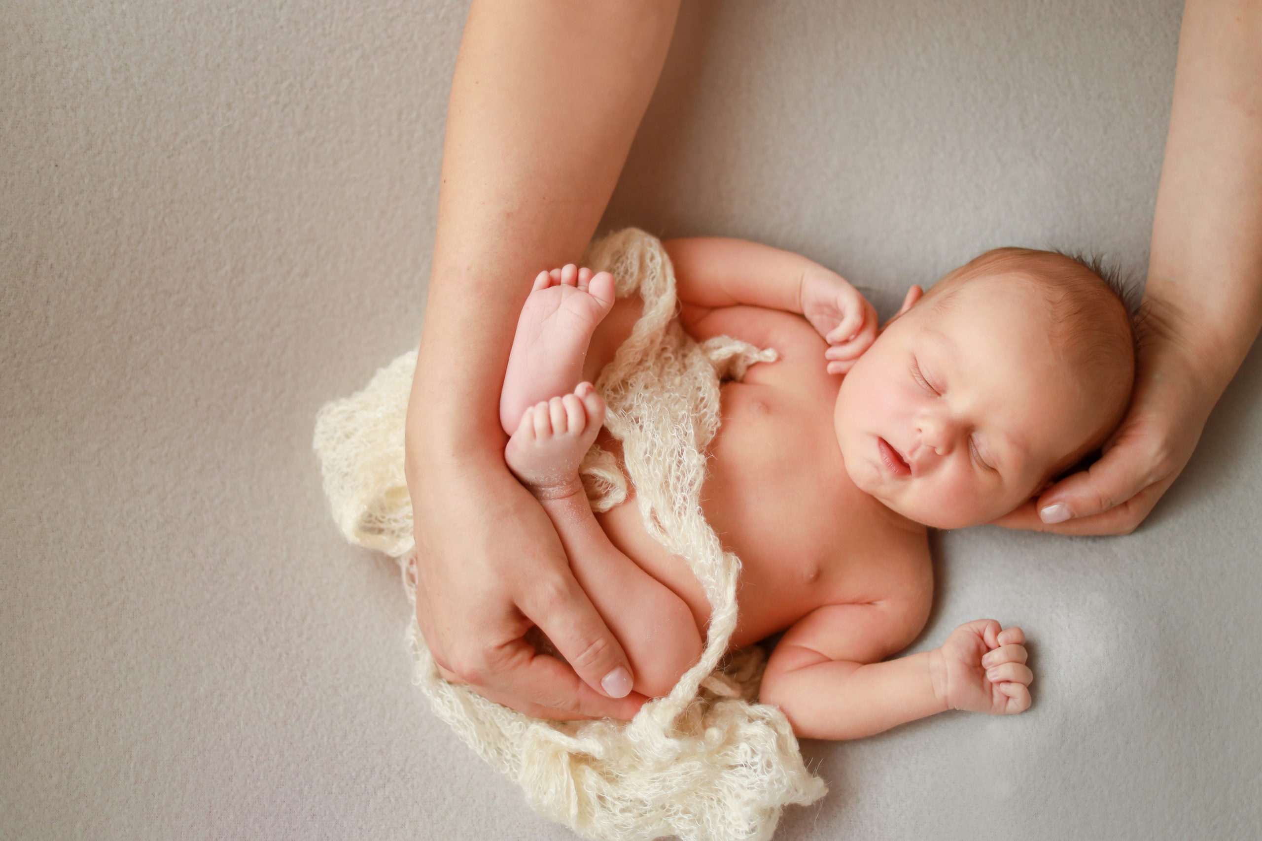 Ньюборн съёмка в студии. Семейный и Детский фотограф в Краснодаре Дарья Насаченко