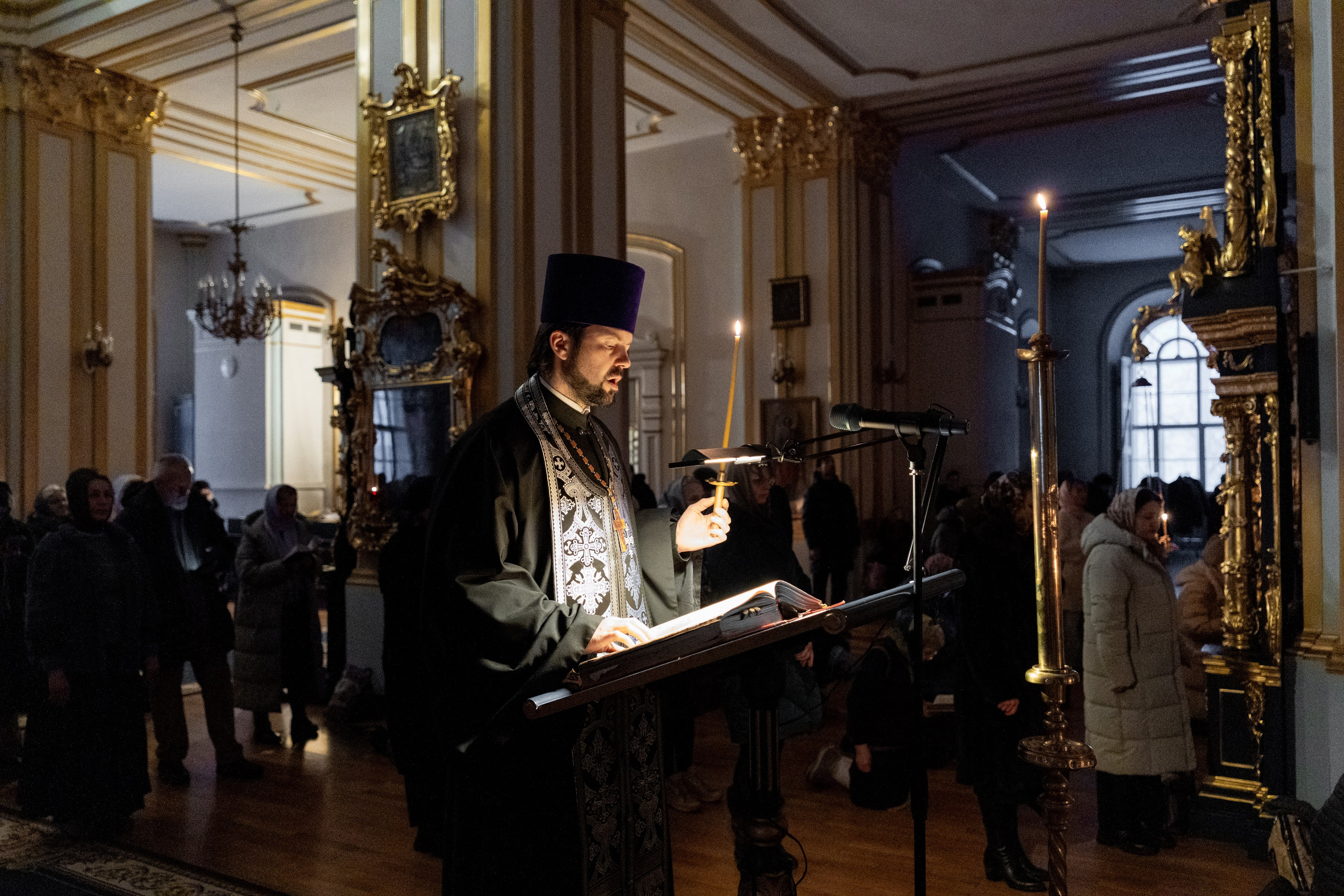 Великое повечерие с чтением Великого покаянного канона преп. Андрея Критского. НИКОЛО-БОГОЯВЛЕНСКИЙ МОРСКОЙ СОБОР