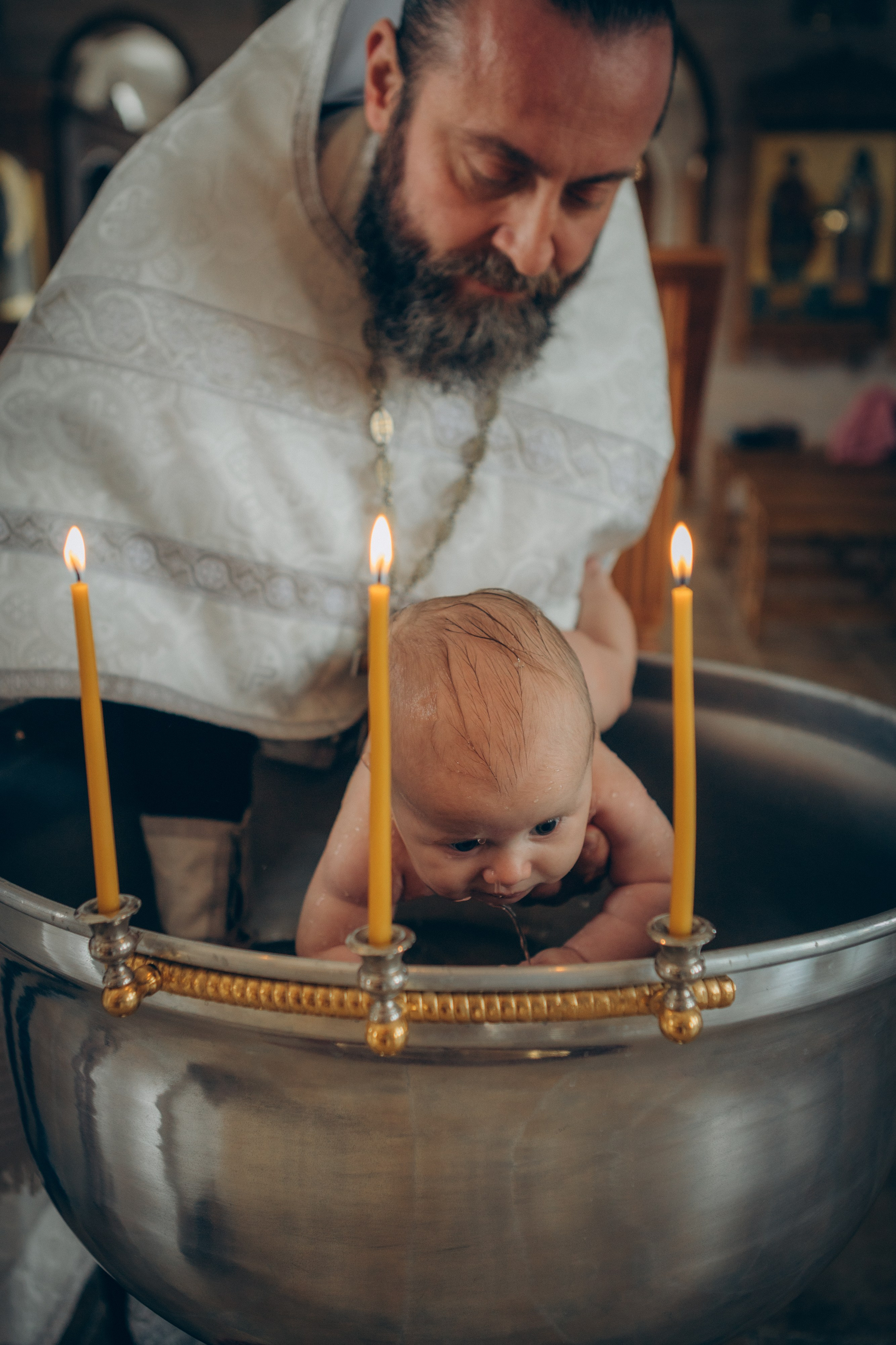 Крещение Льва. Семейный фотограф и фотограф на роды в Ростове-на-Дону Мухина Виктория