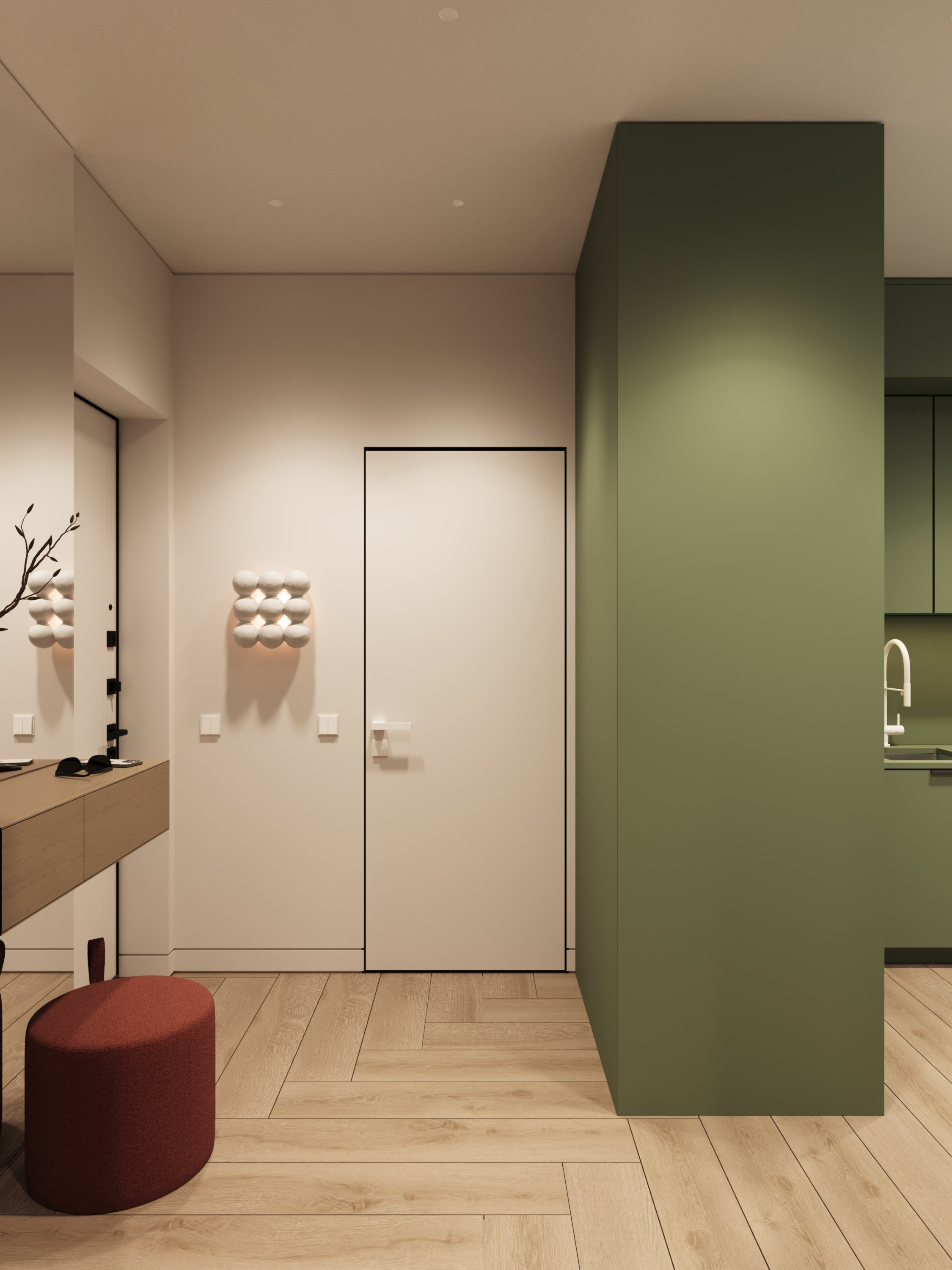 Квартира в Омске. Архитектурные интерьеры