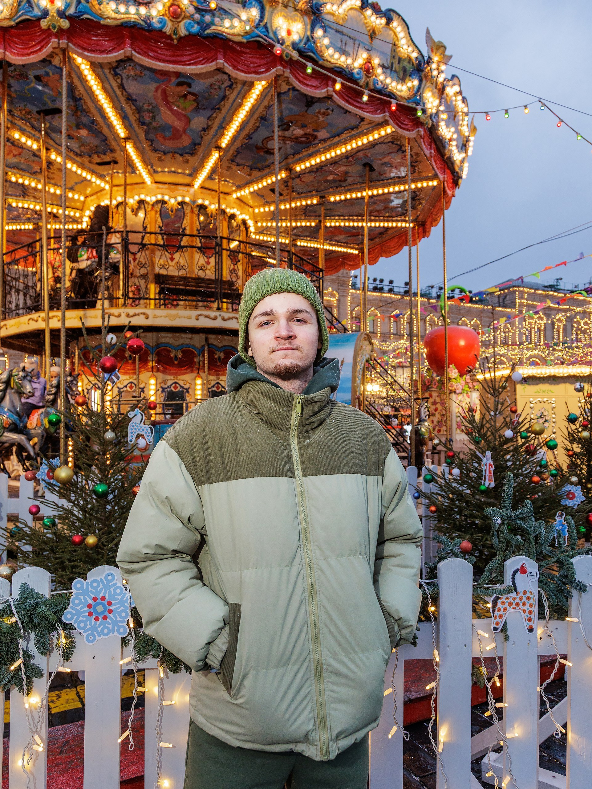 Новогодняя прогулка. Фотограф Алексей Зозин в Москве