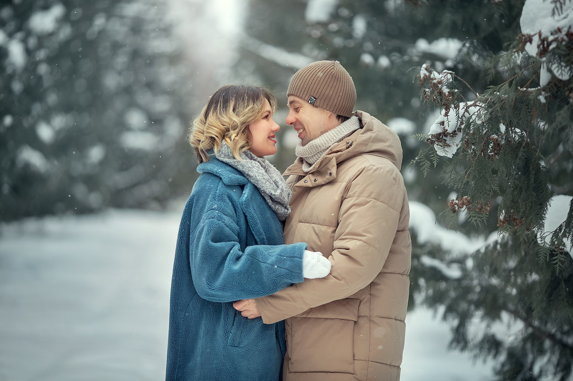 Зимние забавы на семейной фотосессии. Tatyana Nadezhdina Family photographer